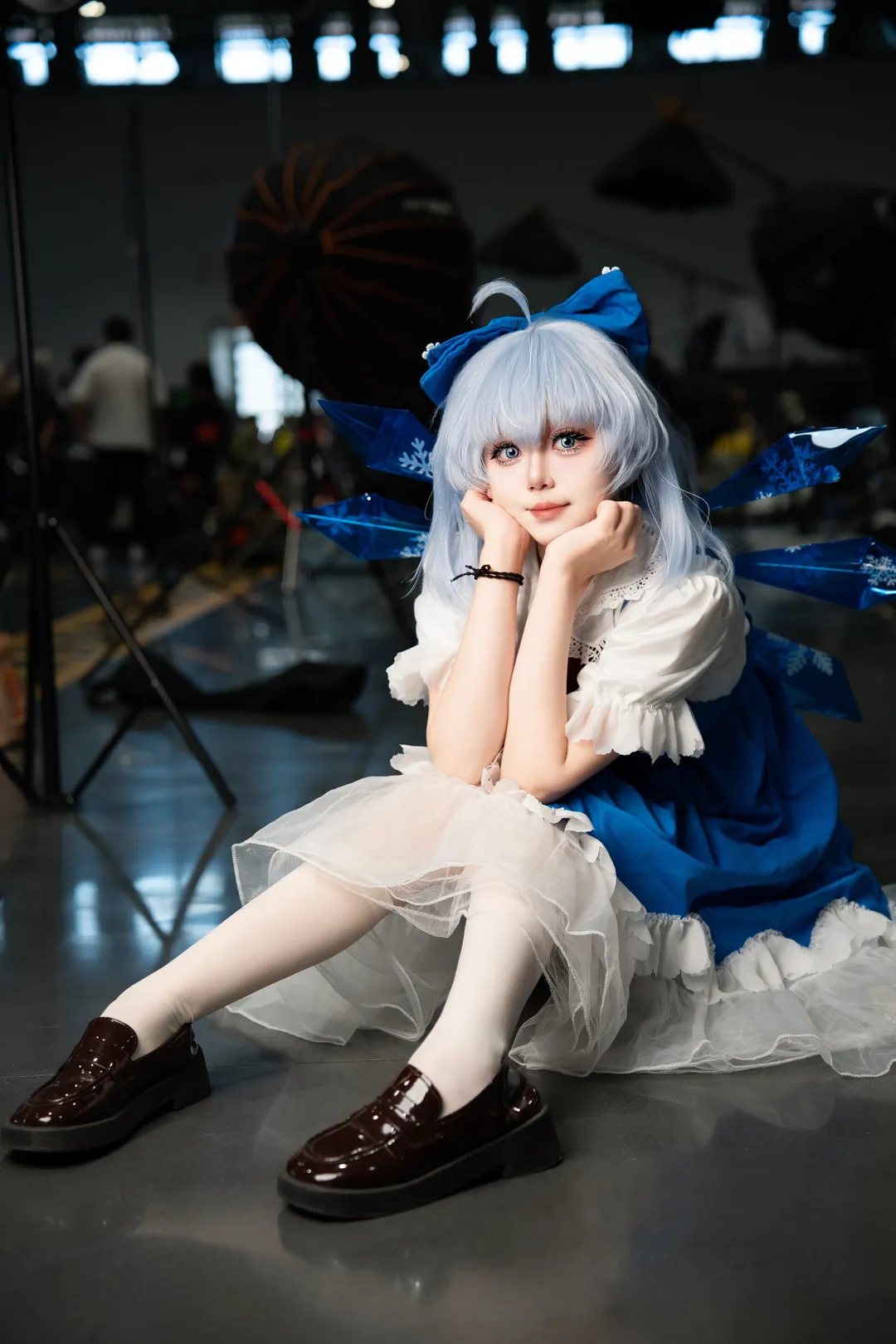 東方Project, 二次元コスプレ, イベント撮影, チルノコスプレ, 氷の妖精 - 6枚目