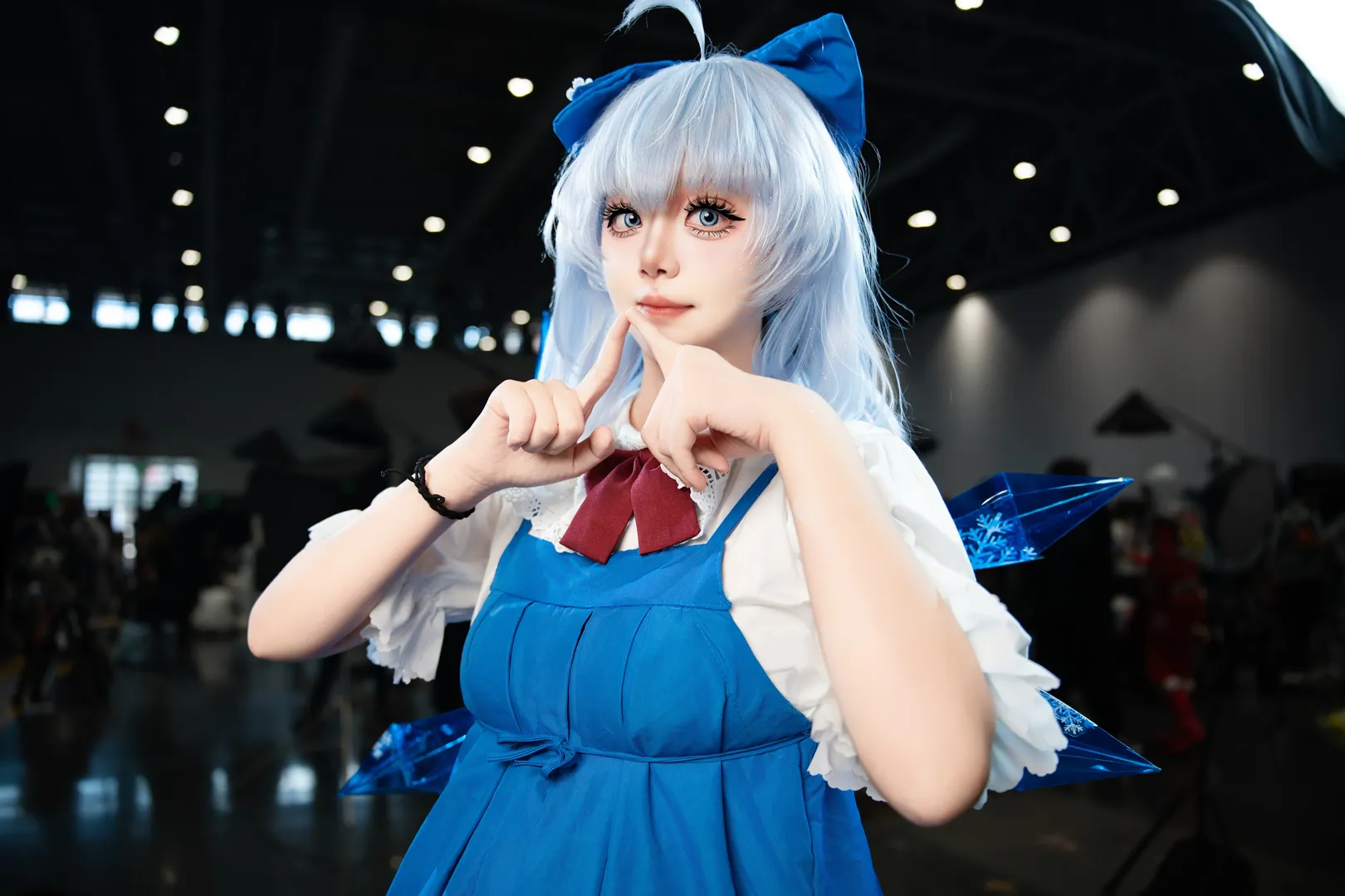 東方Project, 二次元コスプレ, イベント撮影, チルノコスプレ, 氷の妖精 - 7枚目