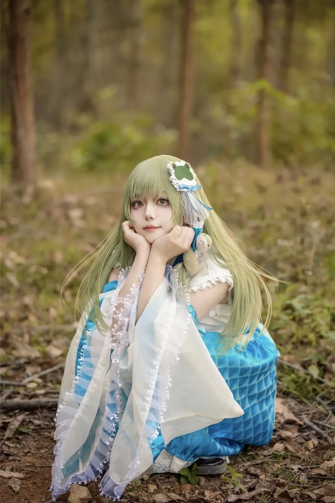 东方Project, 东风谷早苗cos, cosplay摄影, 外景正片, 东方风神录 - 第4张