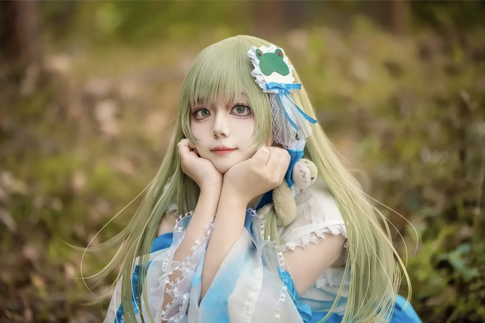 东方Project, 东风谷早苗cos, cosplay摄影, 外景正片, 东方风神录 - 第5张