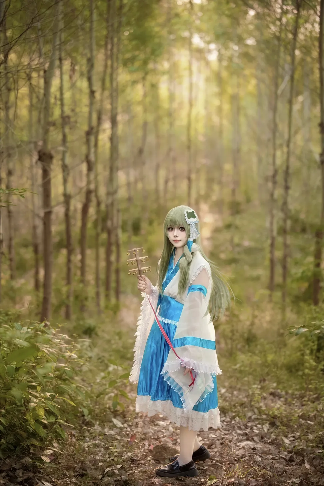 东方Project, 东风谷早苗cos, cosplay摄影, 外景正片, 东方风神录 - 第6张