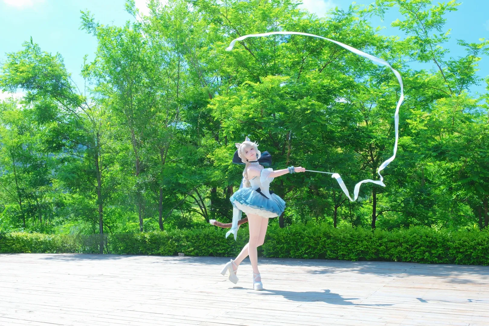 原神, 二次元少女, 琳妮特cos, 户外摄影, cosplay日常 - 第3张