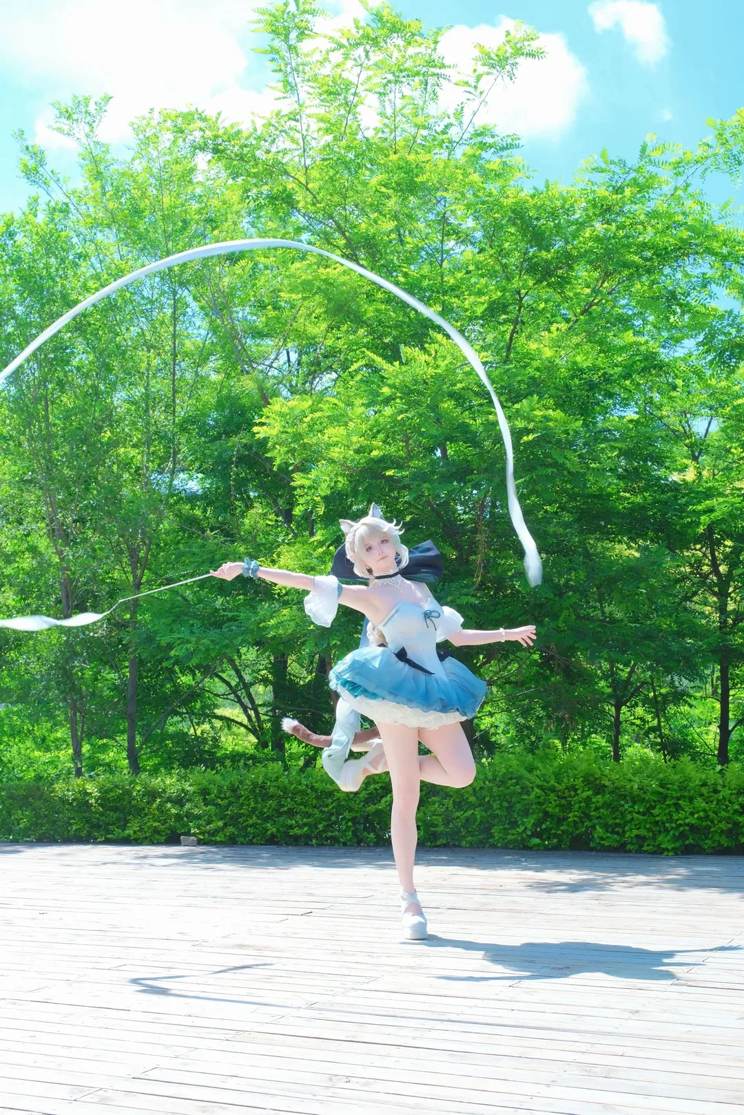 原神, 二次元少女, 琳妮特cos, 户外摄影, cosplay日常 - 第4张