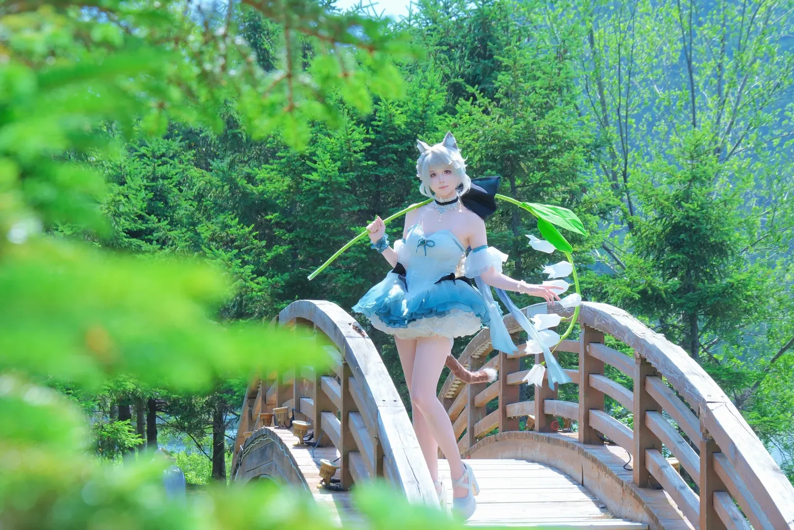 原神, 二次元少女, 琳妮特cos, 户外摄影, cosplay日常 - 第5张