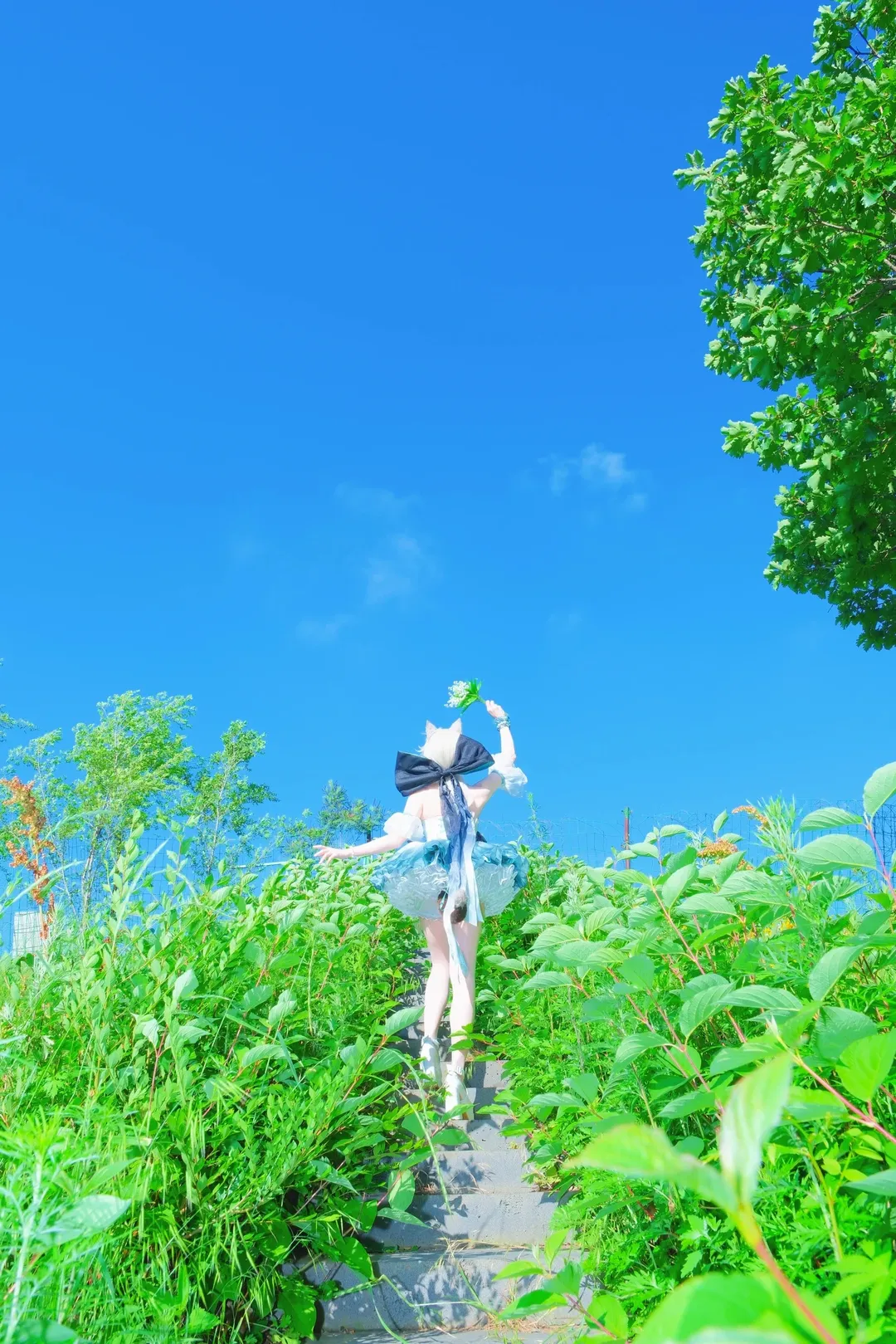 二次元, 琳妮特cos, 氛围感摄影, 夏日花海, 少女风 - 第3张