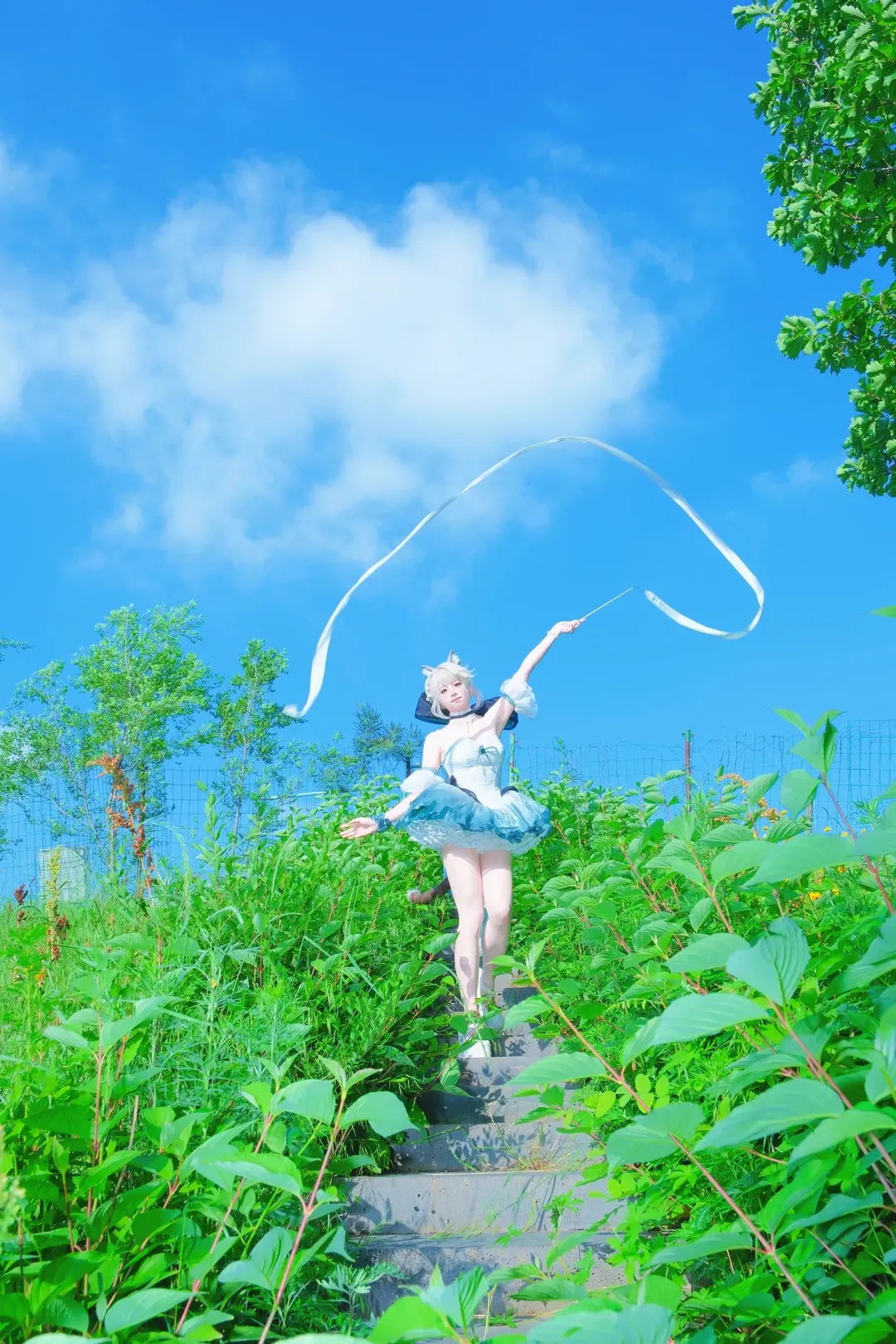 二次元, 琳妮特cos, 氛围感摄影, 夏日花海, 少女风 - 第4张