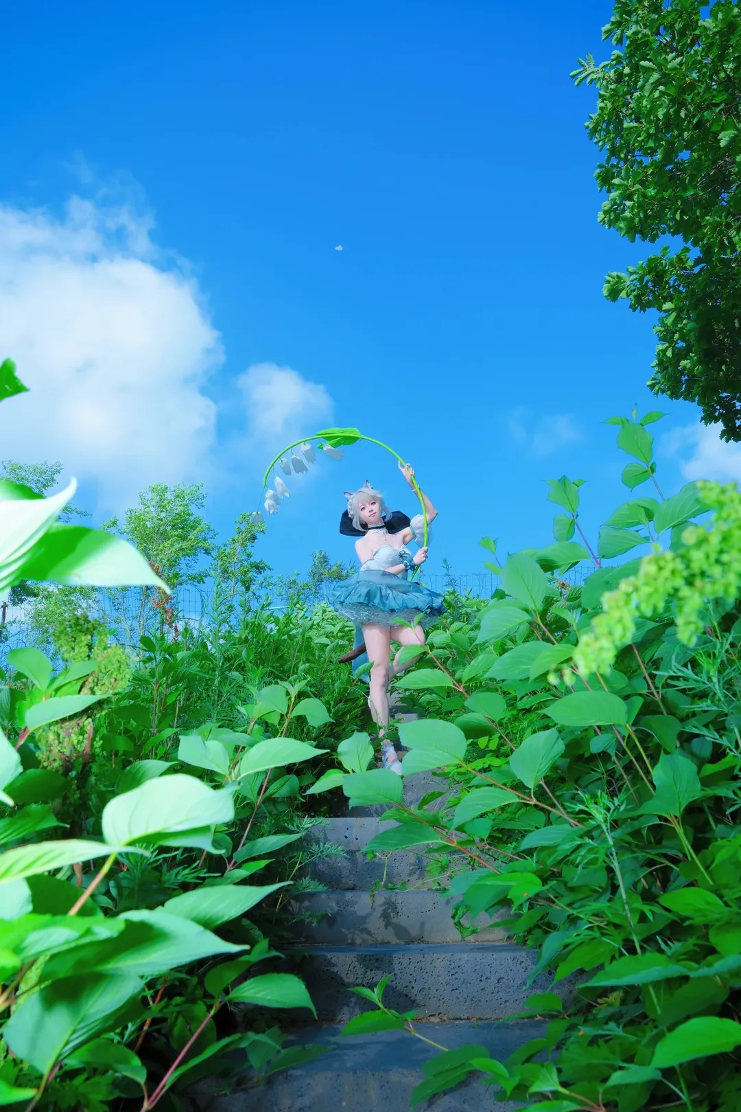 二次元, 琳妮特cos, 氛围感摄影, 夏日花海, 少女风 - 第6张