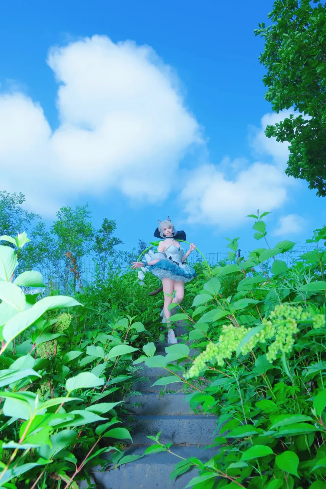 二次元, 琳妮特cos, 氛围感摄影, 夏日花海, 少女风 - 第9张