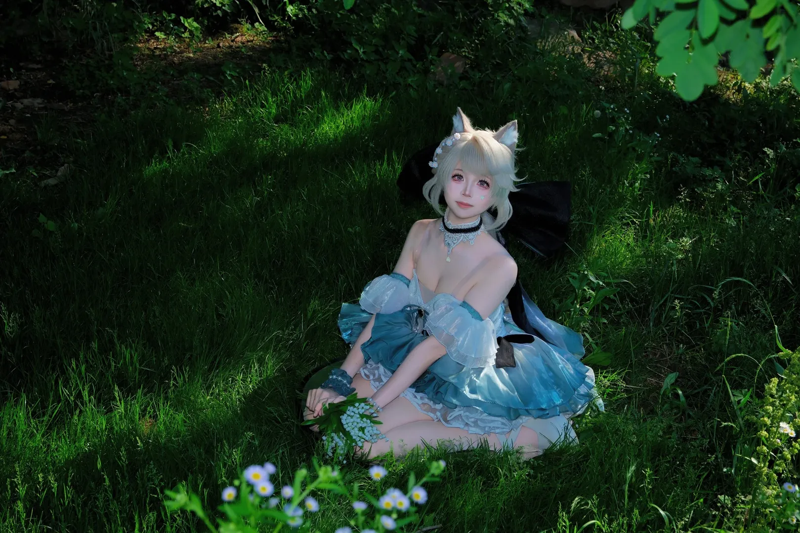 原神, キャラクター再現, 森林写真, リネット コスプレ, スズラン舞曲 - 5枚目