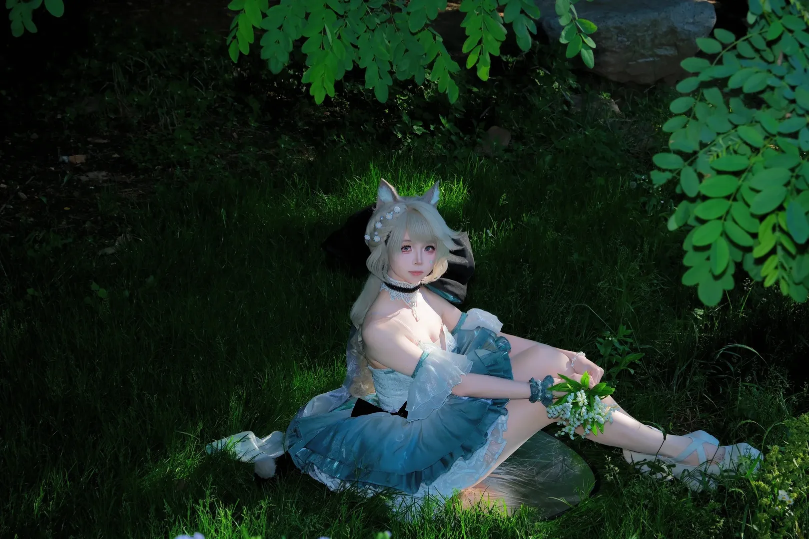 原神, キャラクター再現, 森林写真, リネット コスプレ, スズラン舞曲 - 7枚目