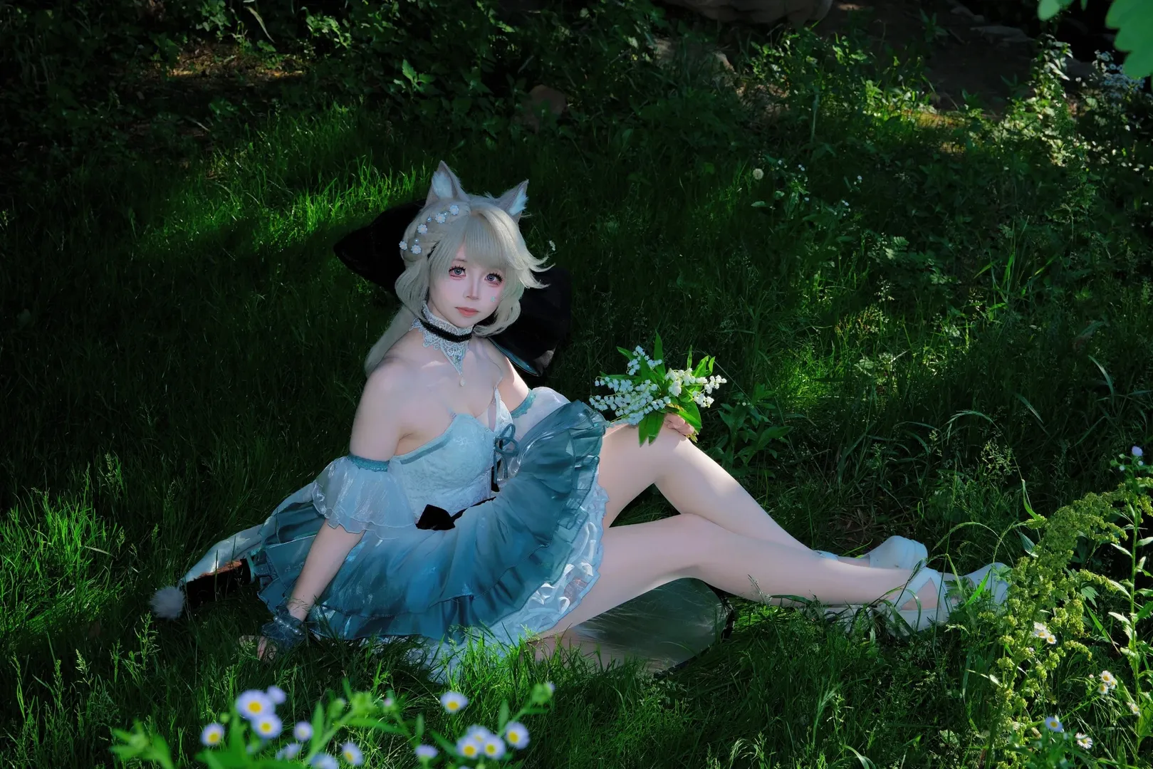 原神, キャラクター再現, 森林写真, リネット コスプレ, スズラン舞曲 - 8枚目