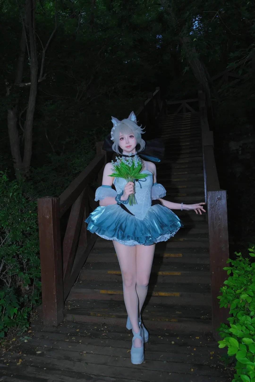 二次元, 原神, cosplay, 琳妮特cos, 铃兰舞曲 - 第3张