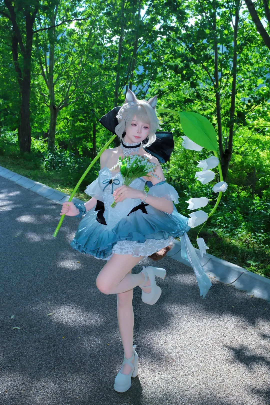 二次元, 原神, cosplay, 琳妮特cos, 铃兰舞曲 - 第4张