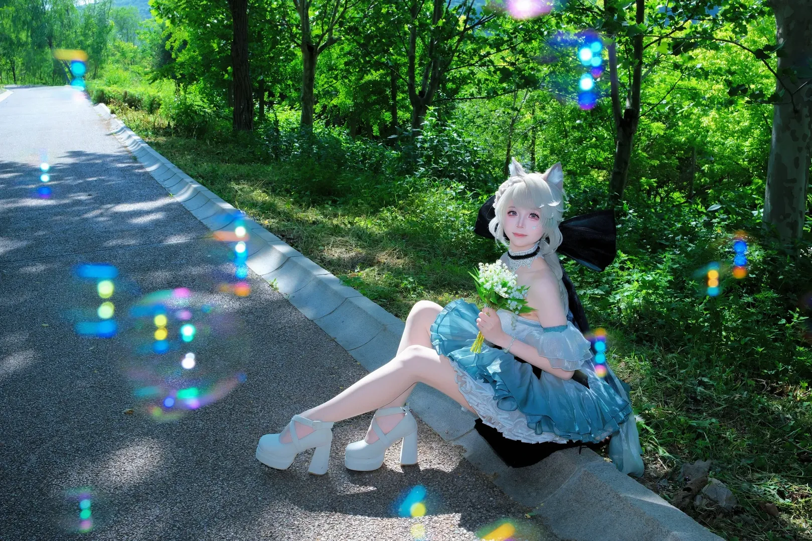 二次元, 原神, cosplay, 琳妮特cos, 铃兰舞曲 - 第5张
