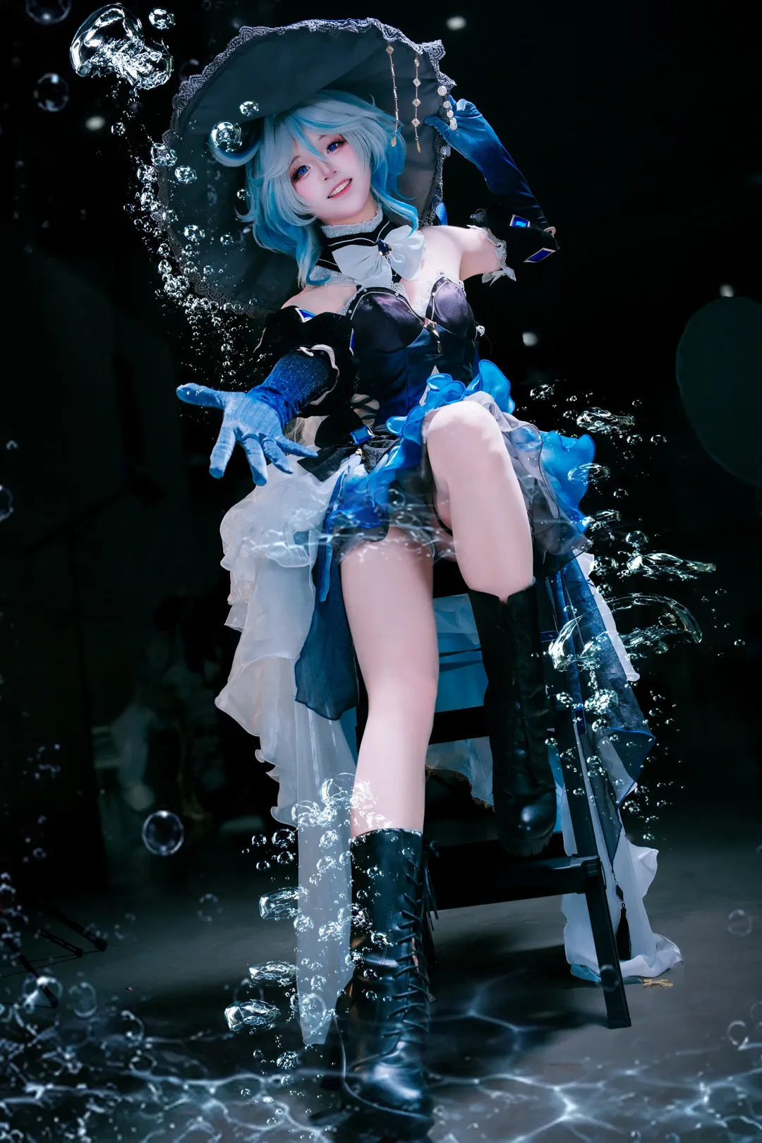 二次元, 原神, 芙寧娜cos, cosplay攝影, 水元素 - 第1張