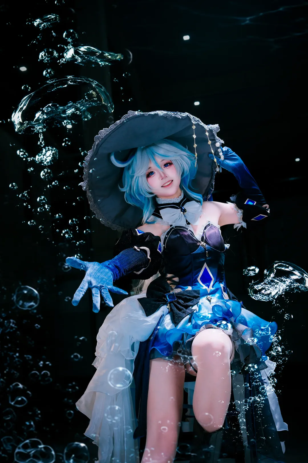 二次元, 原神, 芙寧娜cos, cosplay攝影, 水元素 - 第2張