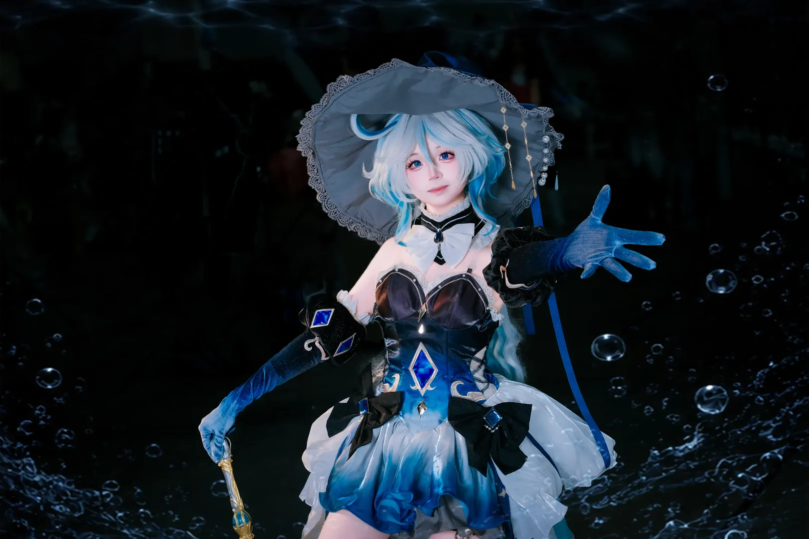 二次元, 原神, 芙寧娜cos, cosplay攝影, 水元素 - 第7張