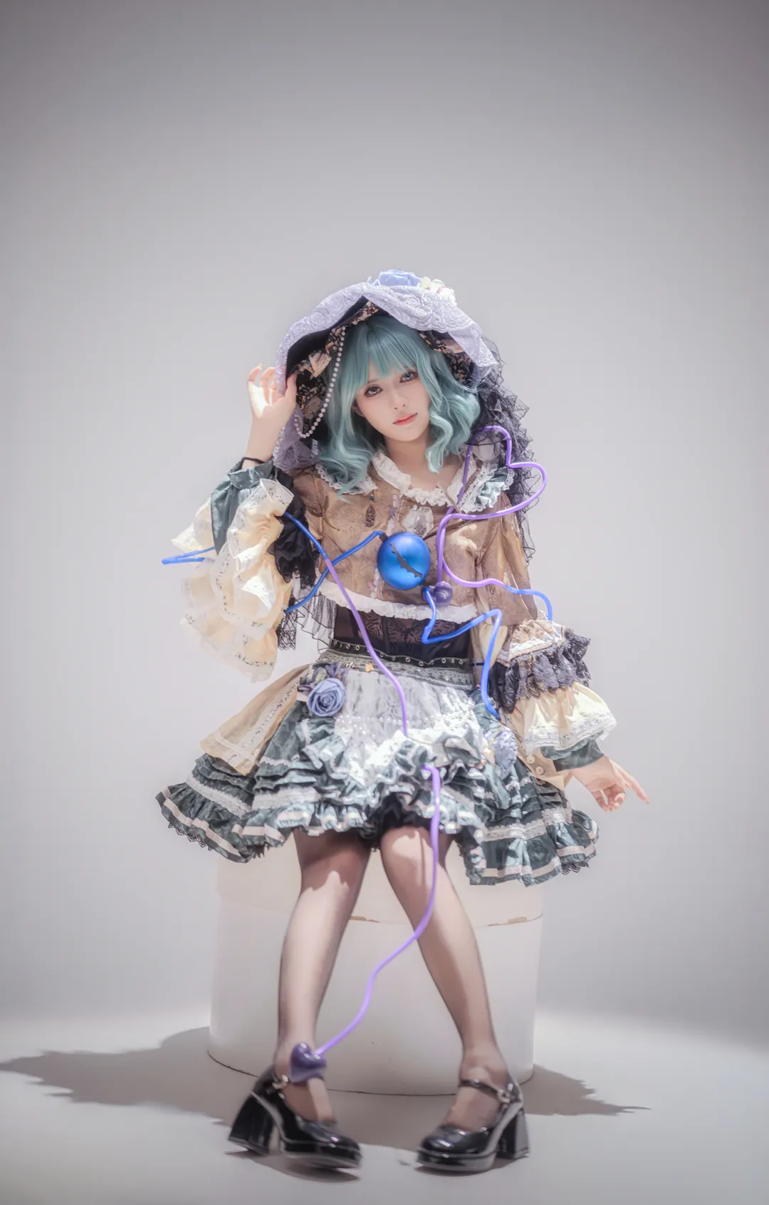 美的ポートレート, 少女感, 東方, ロリータ, 古明地こいし コスプレ - 3枚目