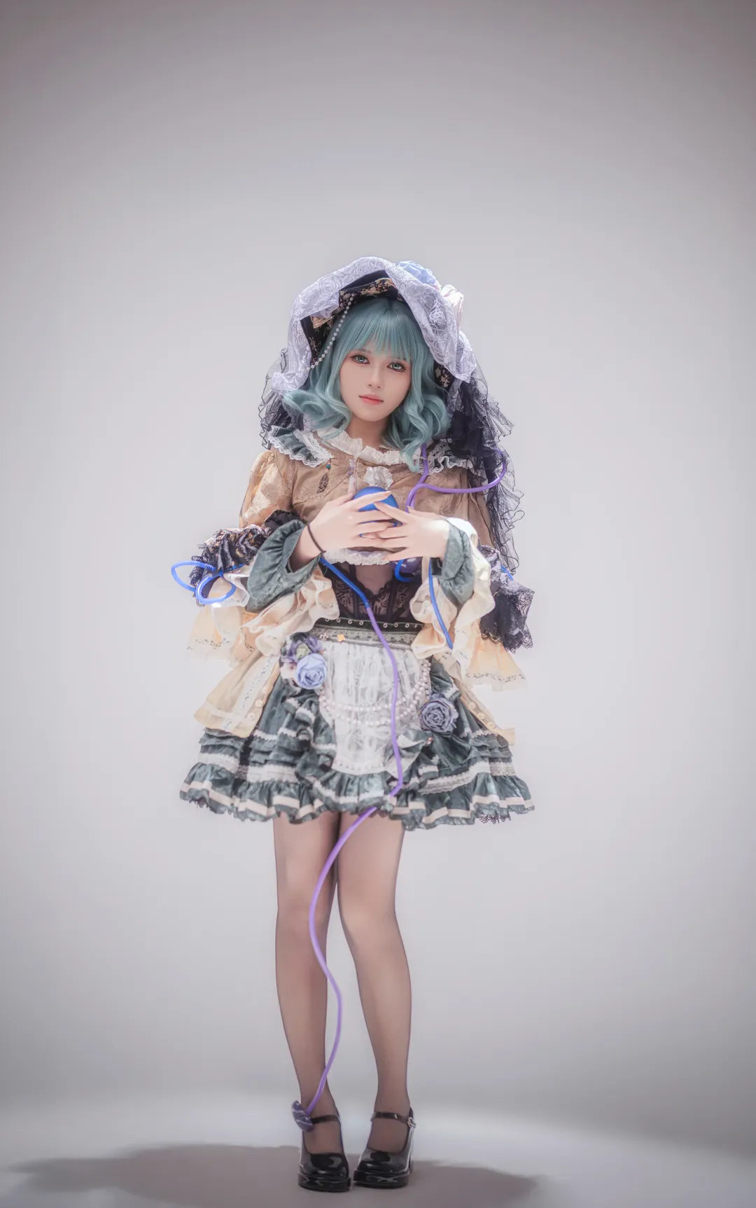 角色还原, 东方, 古明地恋cos, Lolita裙装, 影棚拍摄 - 第1张