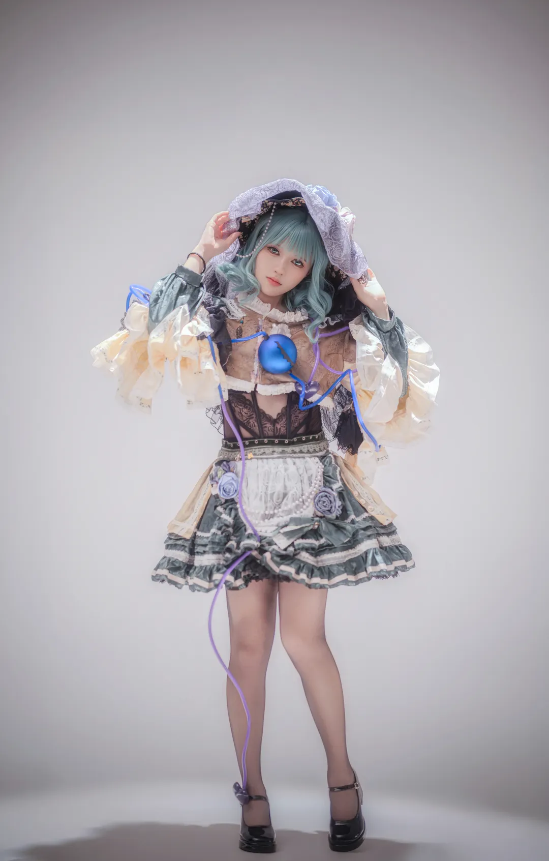 角色还原, 东方, 古明地恋cos, Lolita裙装, 影棚拍摄