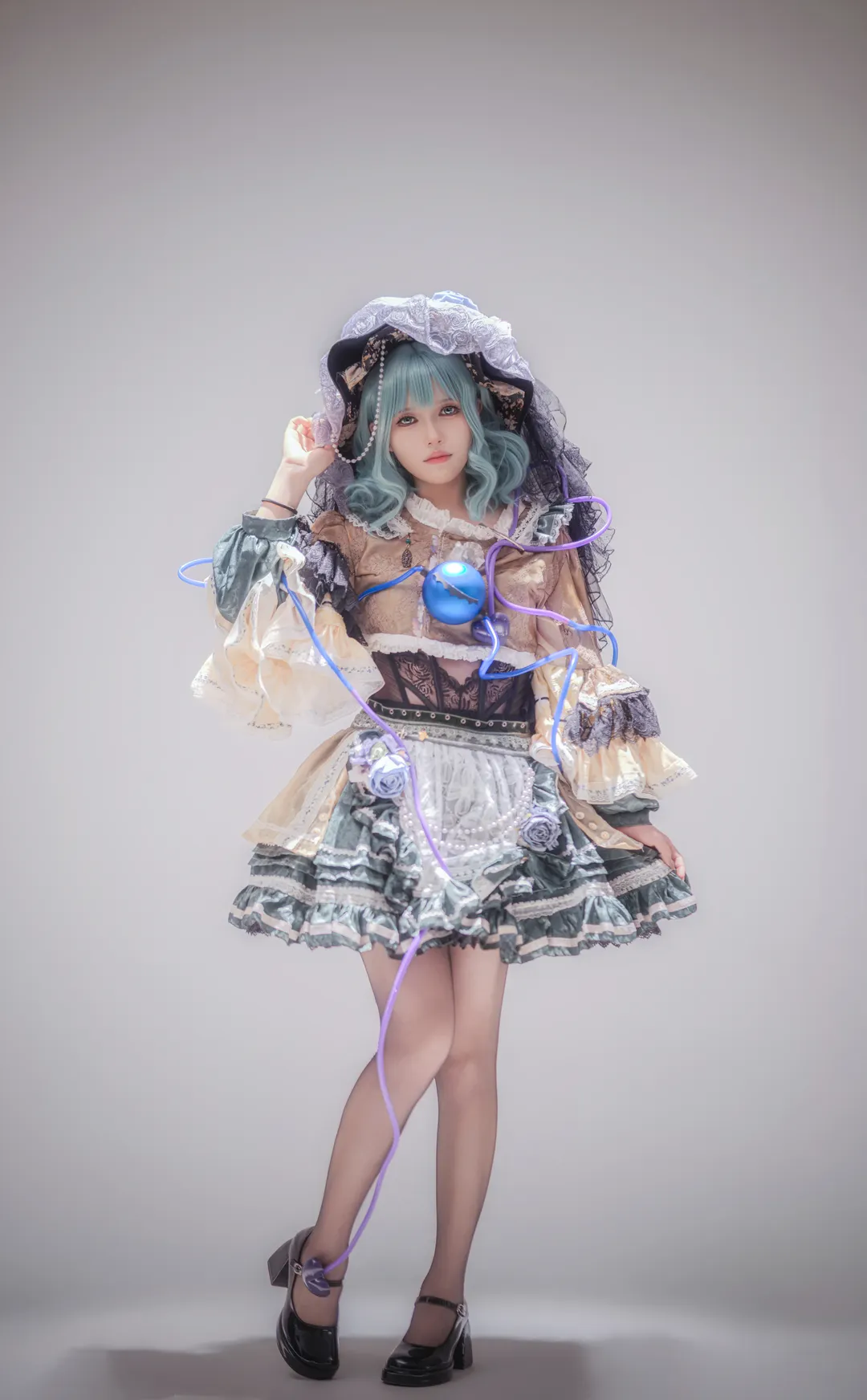 角色还原, 东方, 古明地恋cos, Lolita裙装, 影棚拍摄 - 第3张