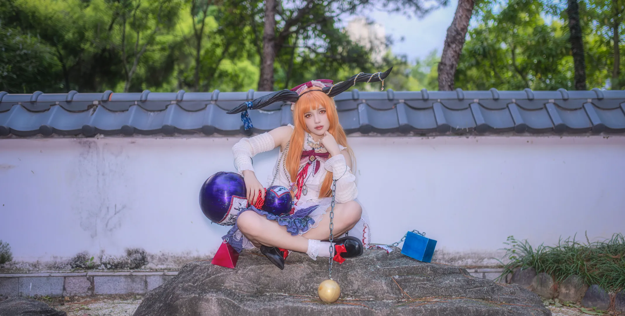 ロールプレイ, 屋外の風景, コスプレ撮影, 小道具製作, 東方幻想風