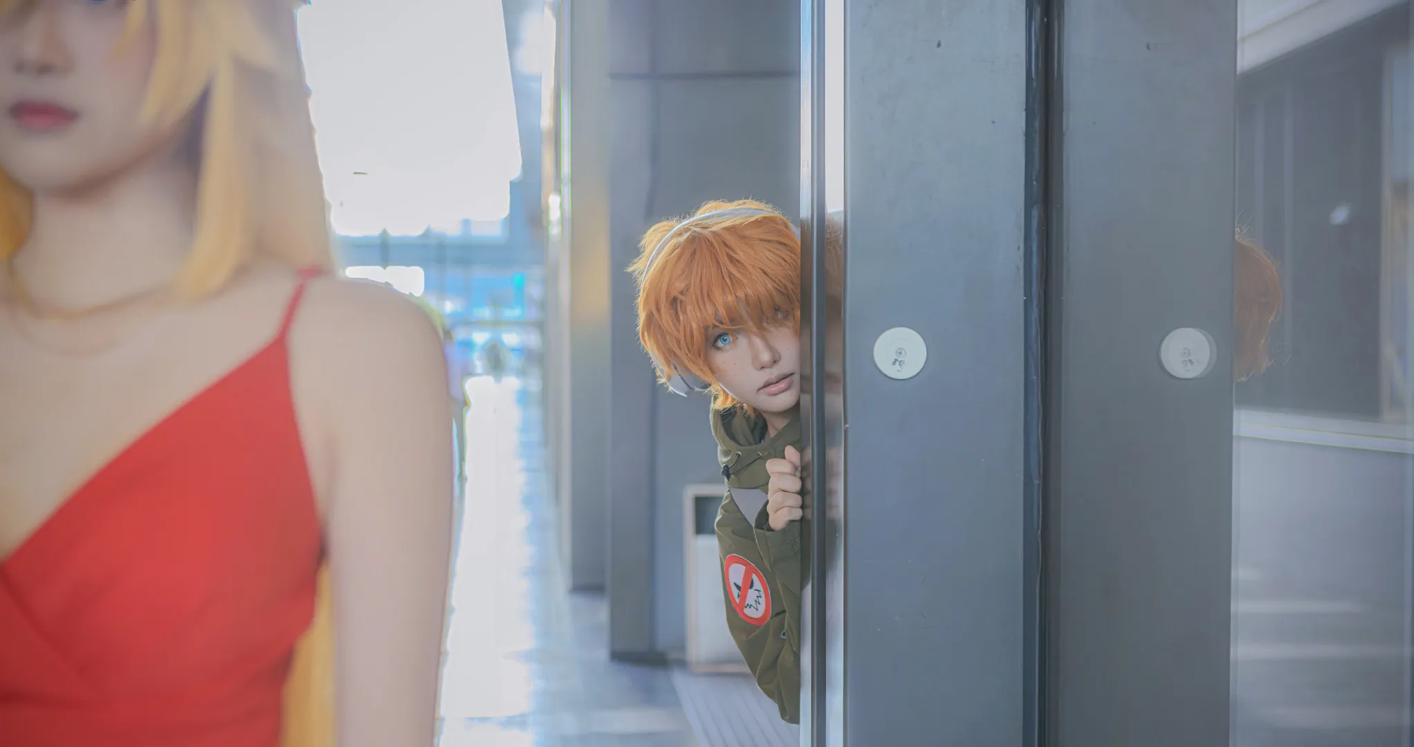 角色扮演, 二次元cos, 吊带袜天使, Pantycos, 街拍摄影 - 第3张