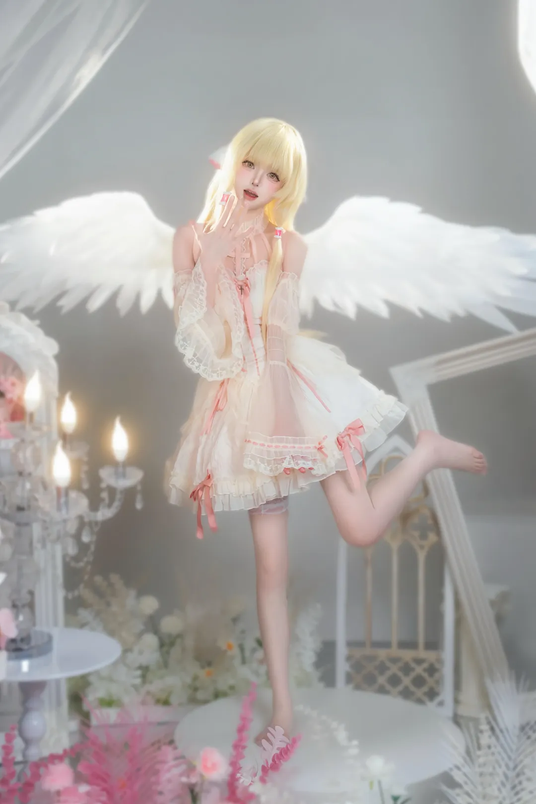 唯美摄影, cosplay, 小叽cos, 人形电脑天使心, 天使装 - 第3张