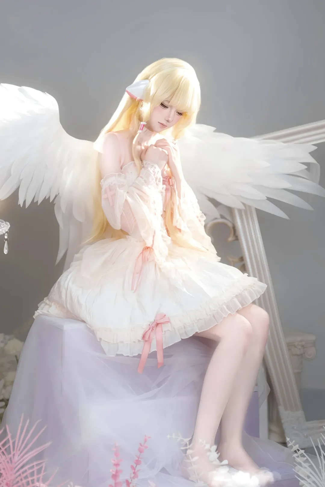 唯美摄影, cosplay, 小叽cos, 人形电脑天使心, 天使装 - 第4张
