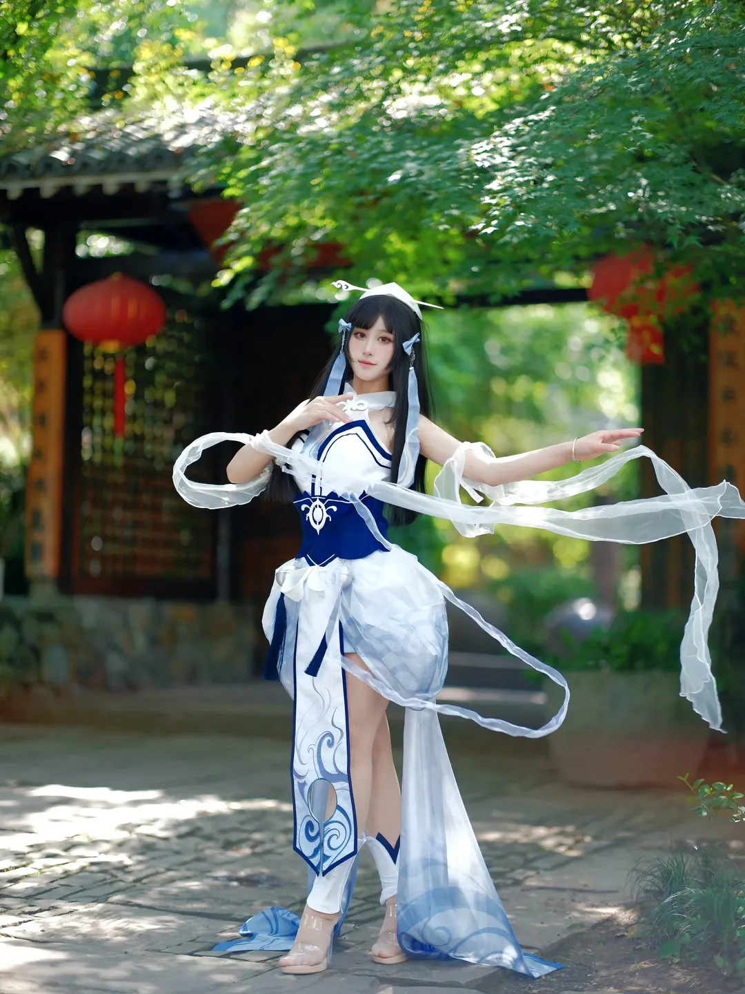 Honor of Kings, Xishi cosplay, Miaowu Cosplay, Garden Expo Park, Review