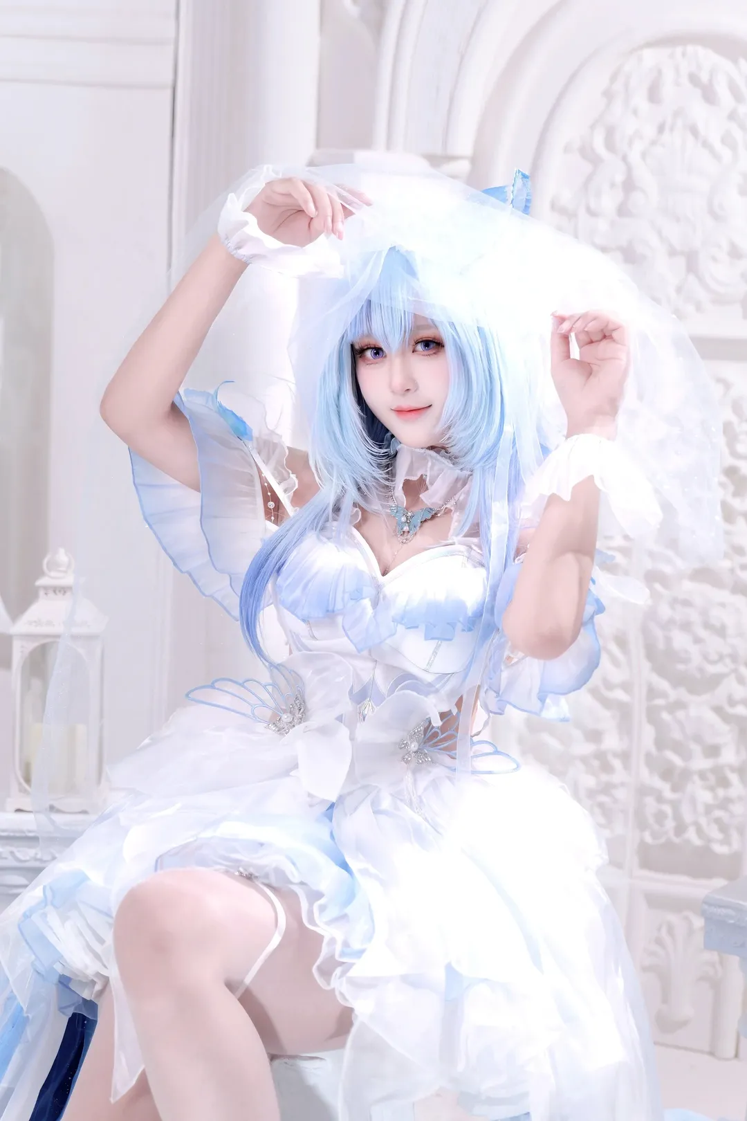 鳴潮, 守岸人cos, 花嫁, 月潮星紗, 悠窩窩 - 第4張