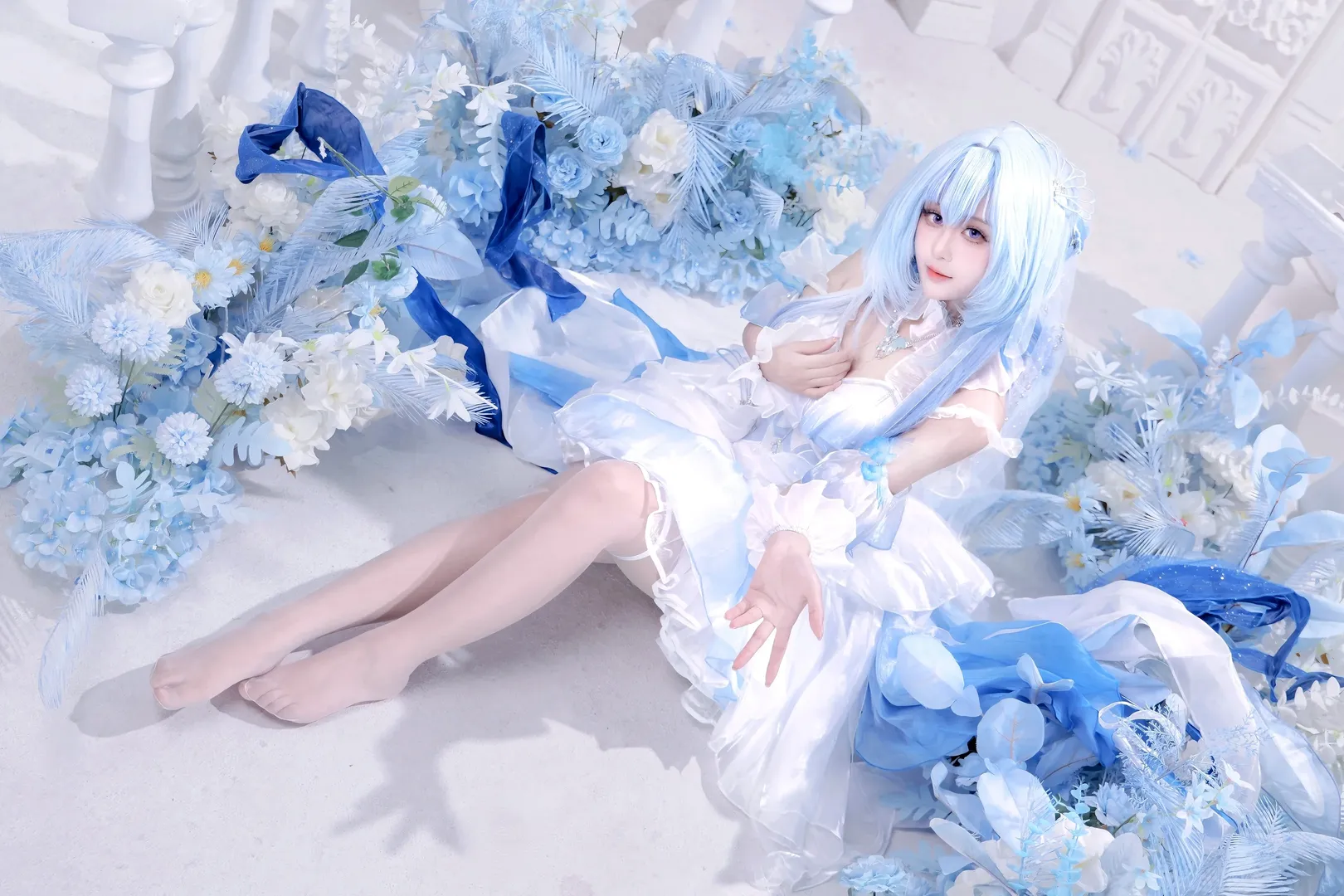 鸣潮, 守岸人cos, 悠窝窝, cosplay摄影, 花嫁同人 - 第1张