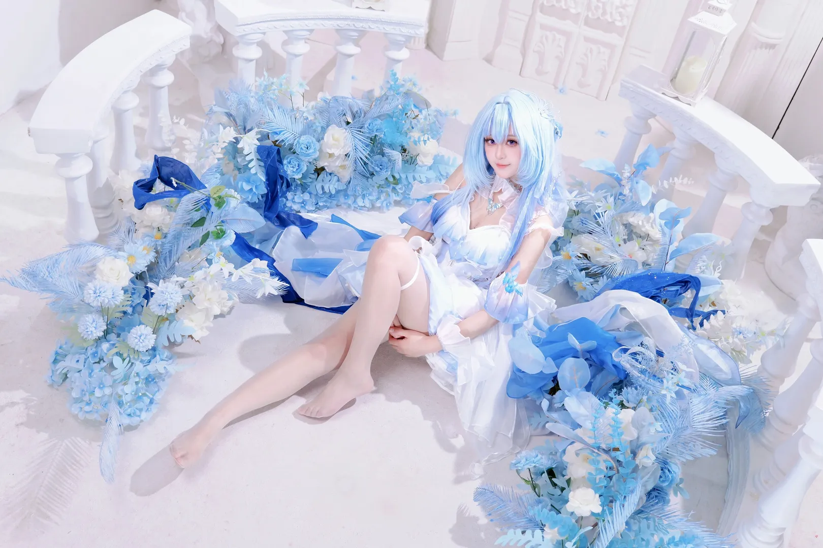 鸣潮, 守岸人cos, 悠窝窝, cosplay摄影, 花嫁同人