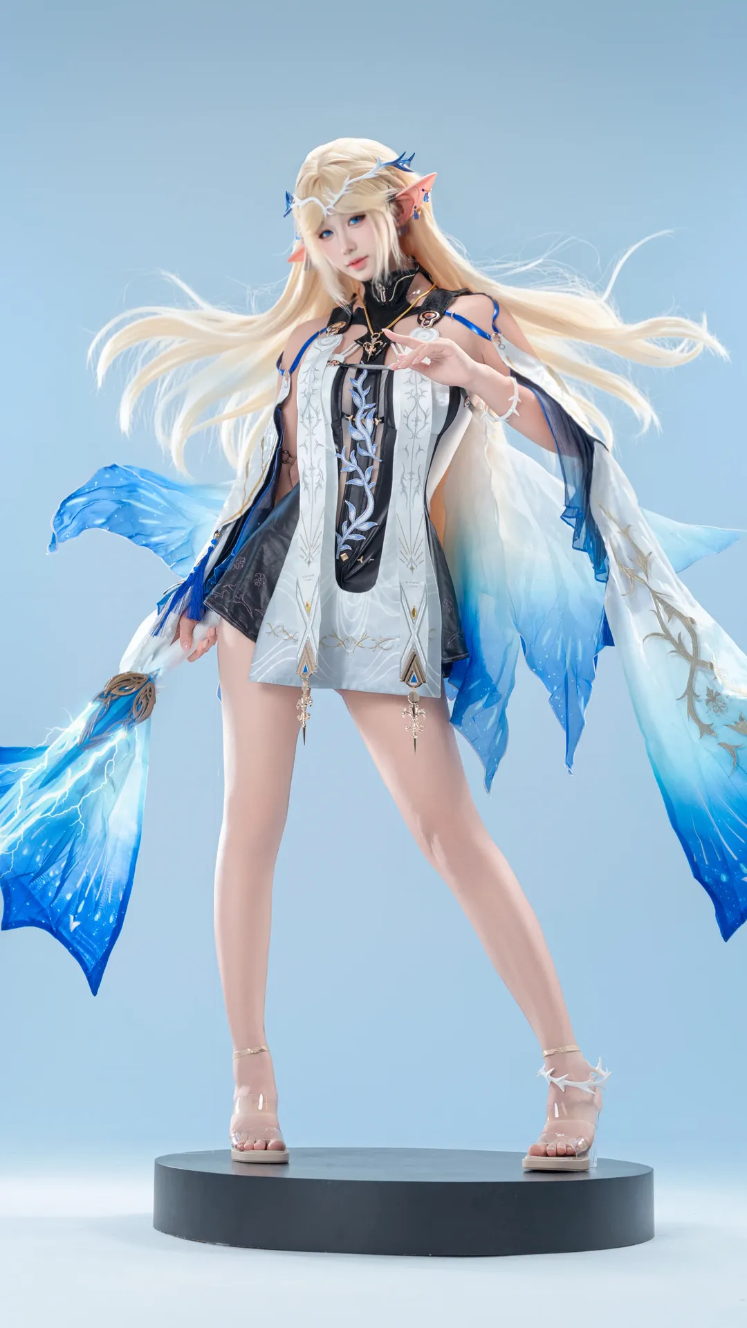 鸣潮, 卡提希娅cos, 白棚摄影, Cosplay道具, 奇幻精灵 - 第1张