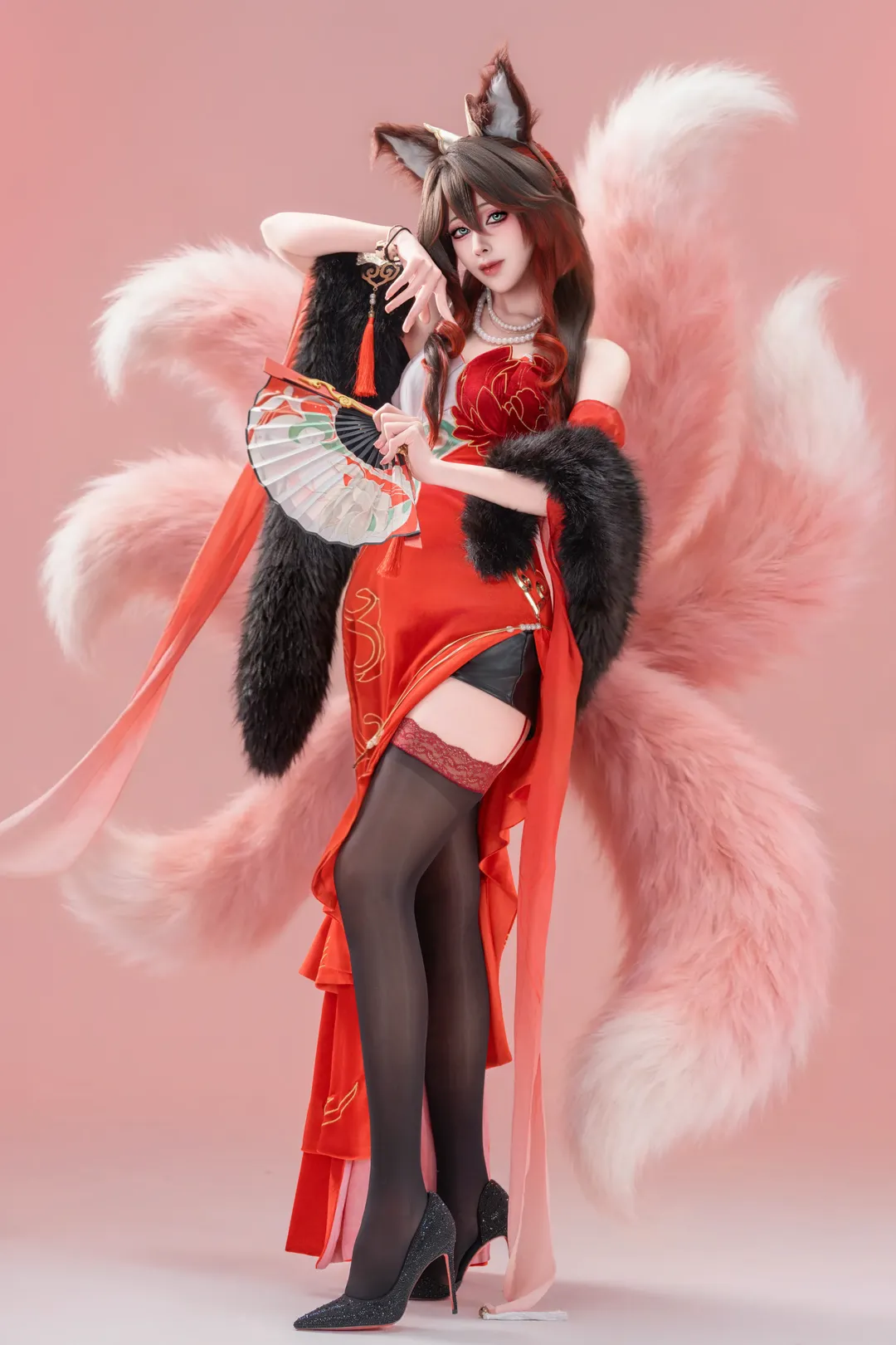 角色扮演, 忘归人cos, 白棚拍摄, 红色系, 泡芙 - 第2张