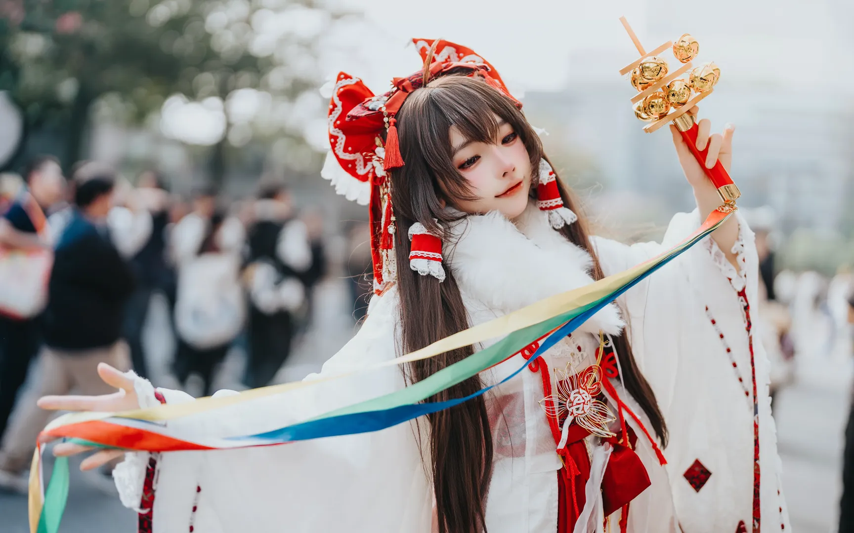 东方project, 萤火虫漫展, 广州漫展, 灵梦cos, 巫女装 - 第3张