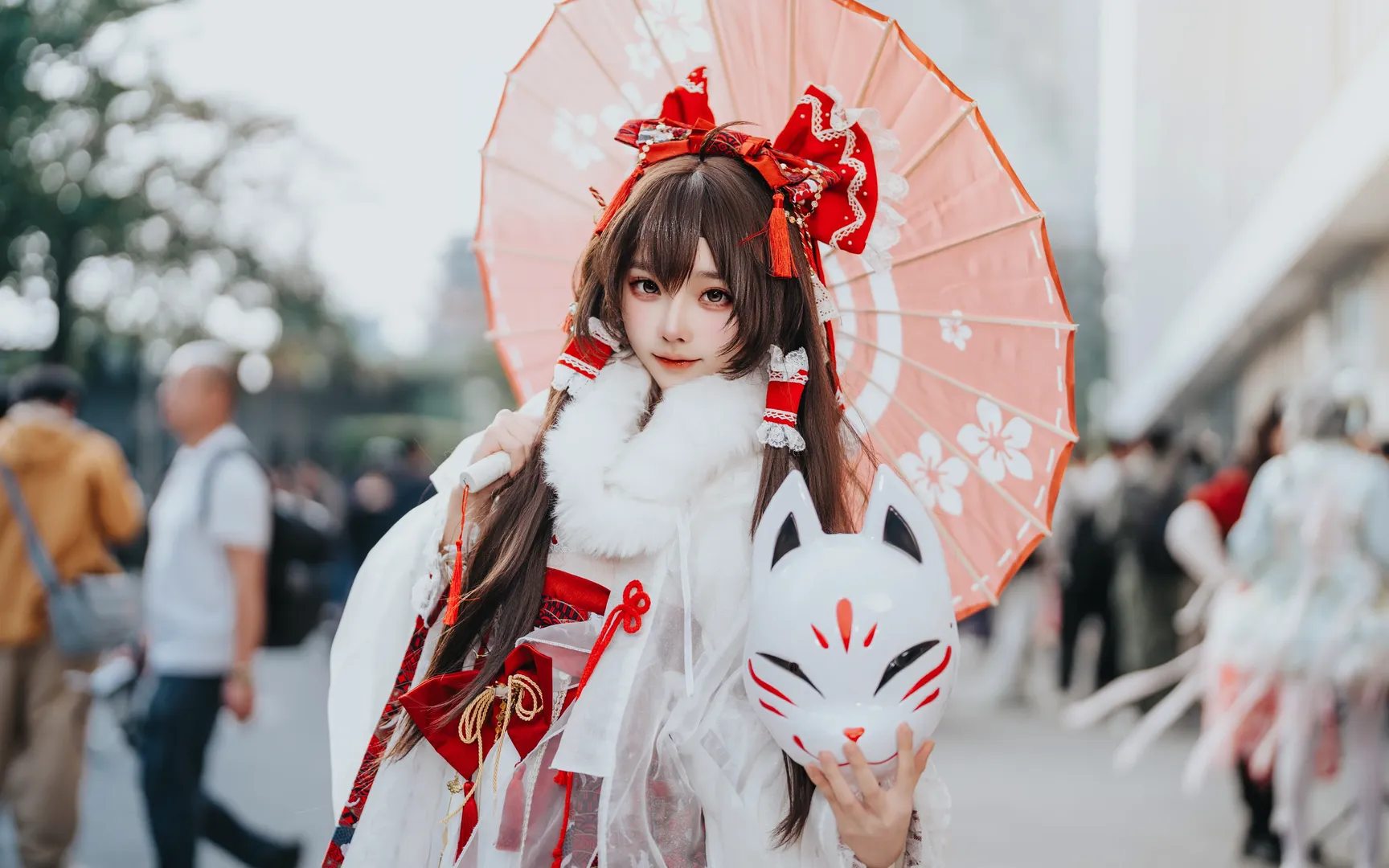 东方project, 萤火虫漫展, 广州漫展, 灵梦cos, 巫女装