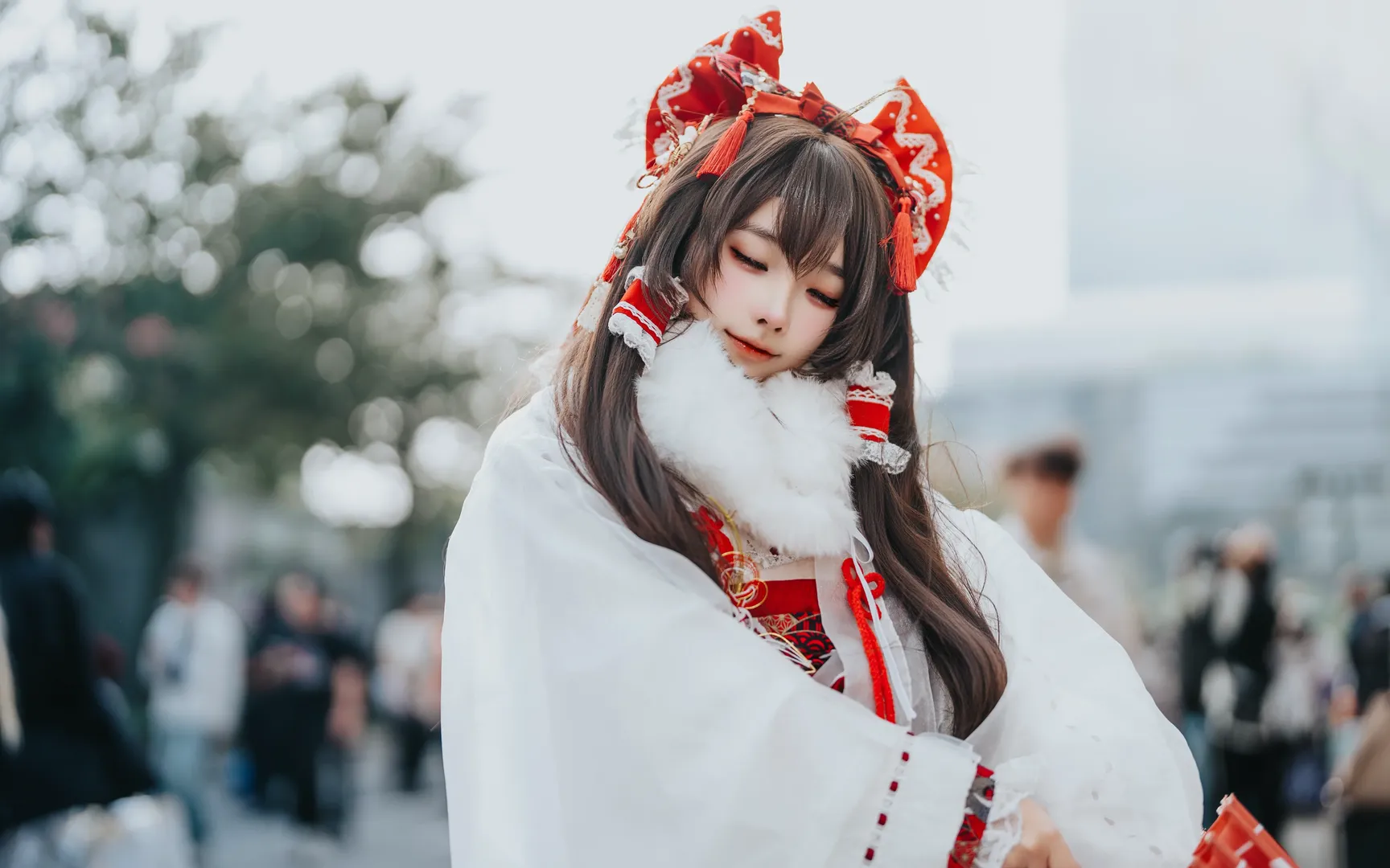 东方project, 萤火虫漫展, 广州漫展, 灵梦cos, 巫女装 - 第9张