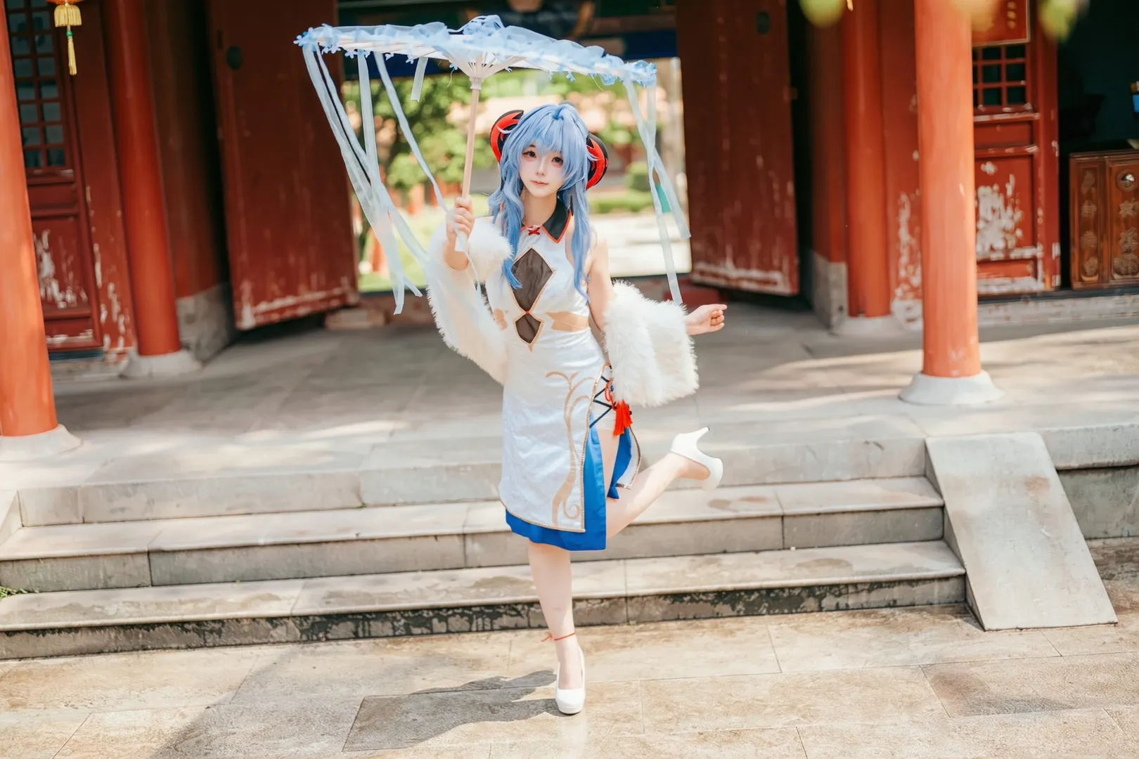 原神, 甘雨cos, 国风摄影, 旗袍cosplay, 江门约拍