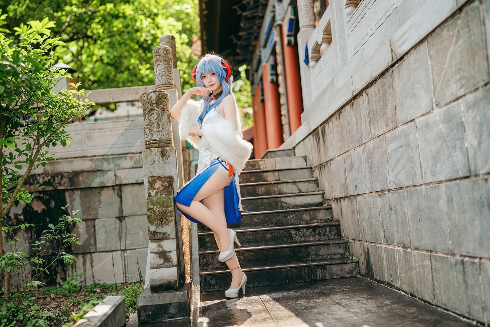 原神, 甘雨cos, 国风摄影, 旗袍cosplay, 江门约拍 - 第6张