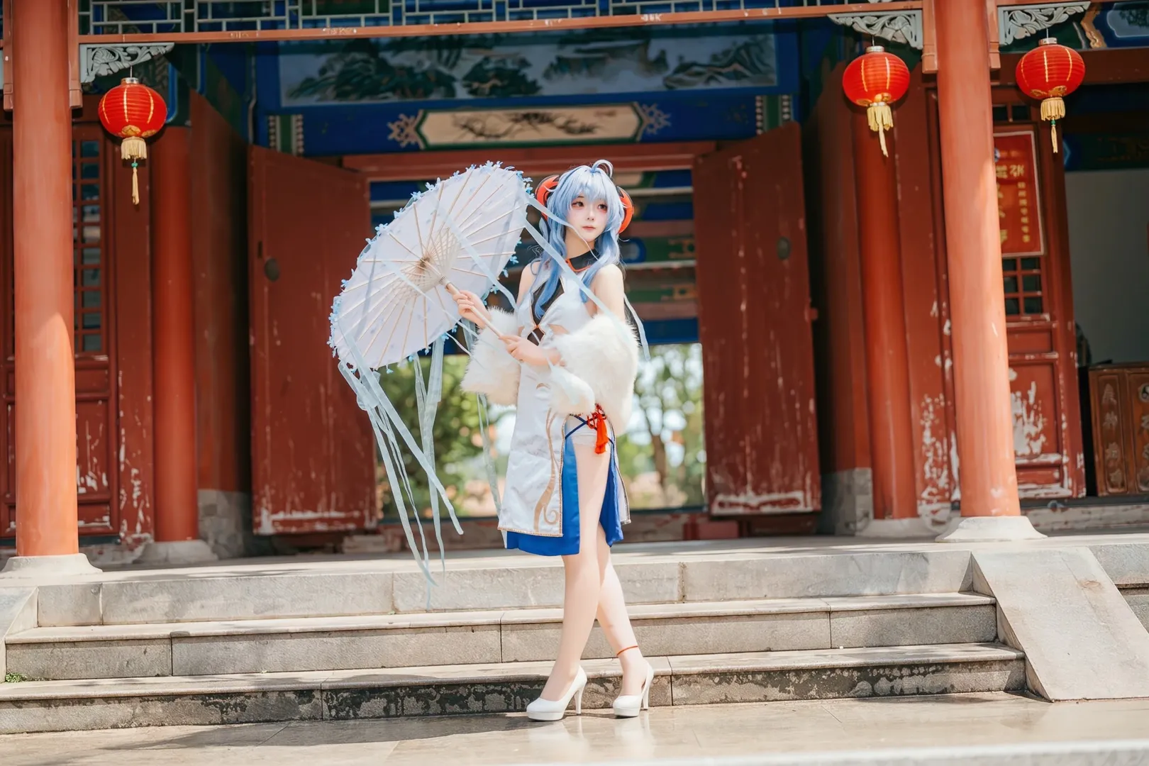 原神, 甘雨cos, 国风摄影, 旗袍cosplay, 江门约拍 - 第7张