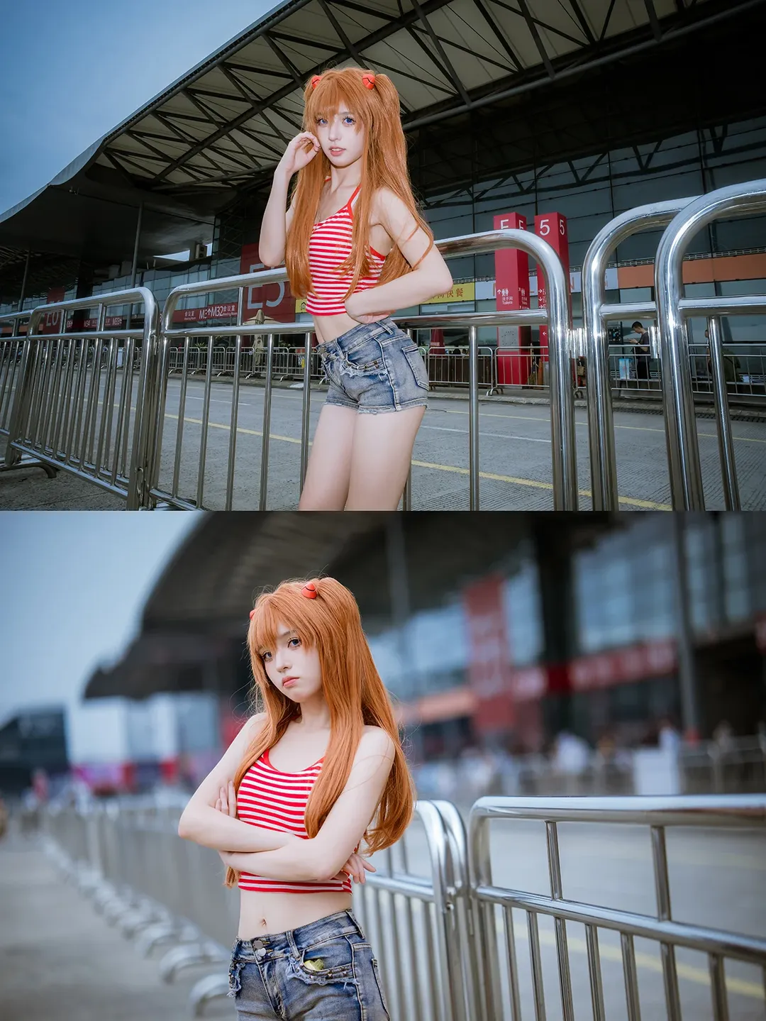 明日香cos, cosplay攝影, ChinaJoy外拍, 廣角人像, 機頂閃光燈 - 第8張