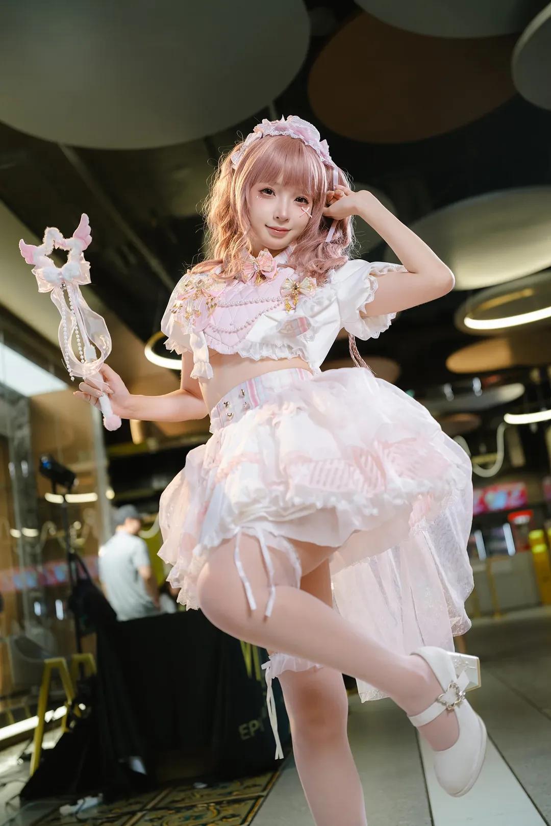 漫展返图, 唯卓仕, 魔法少女风cos, 粉白穿搭, 摄影器材分享 - 第2张
