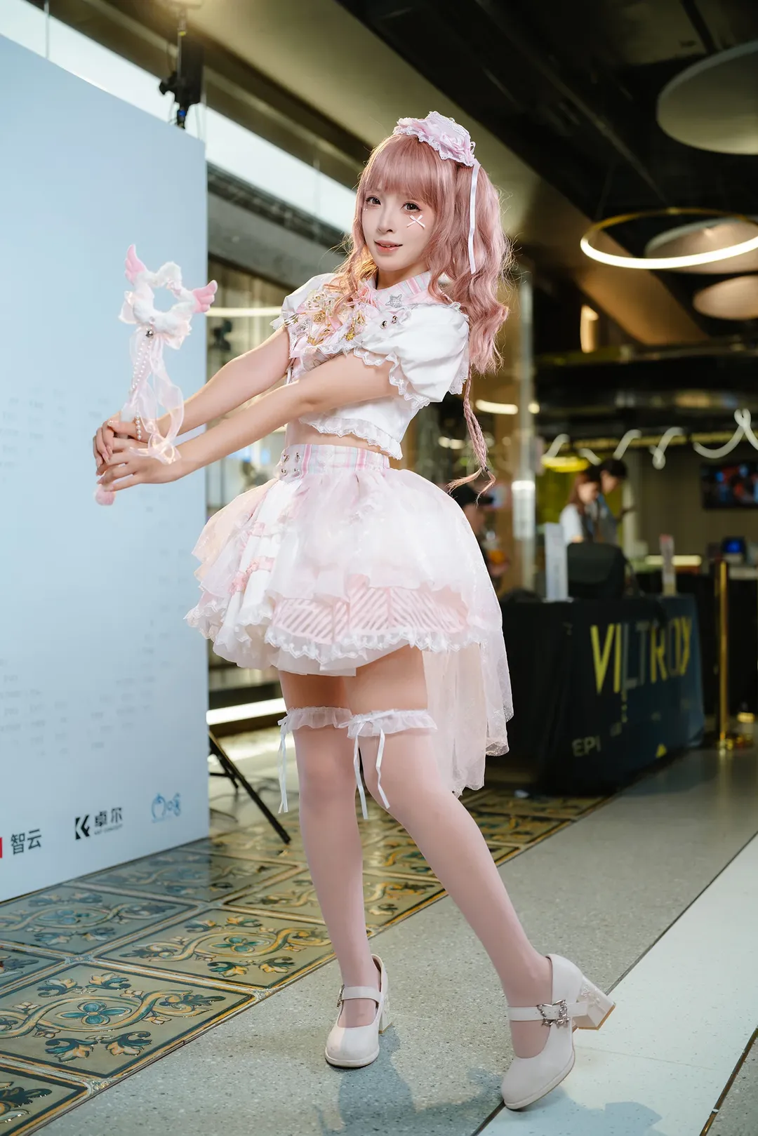 漫展返图, 唯卓仕, 魔法少女风cos, 粉白穿搭, 摄影器材分享 - 第5张