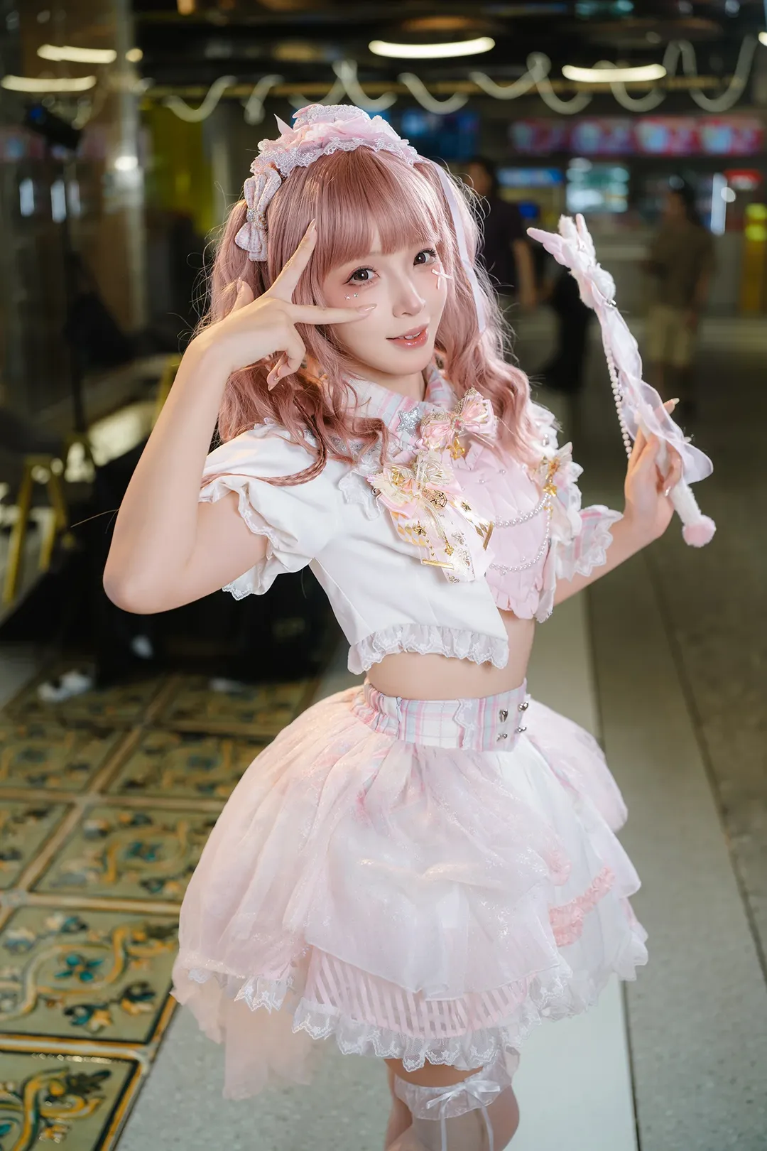 漫展返图, 唯卓仕, 魔法少女风cos, 粉白穿搭, 摄影器材分享 - 第6张