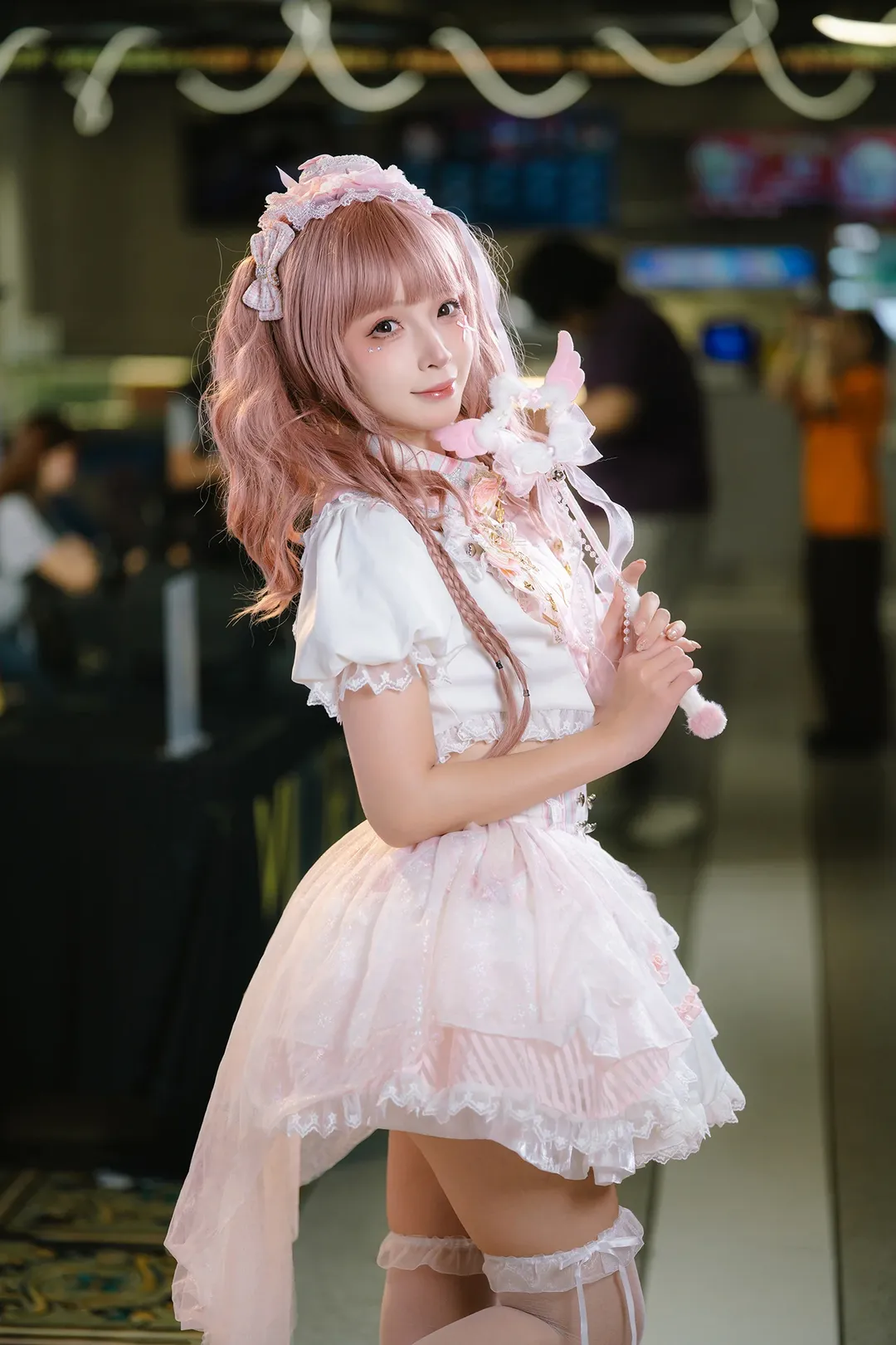 漫展返图, 唯卓仕, 魔法少女风cos, 粉白穿搭, 摄影器材分享 - 第9张