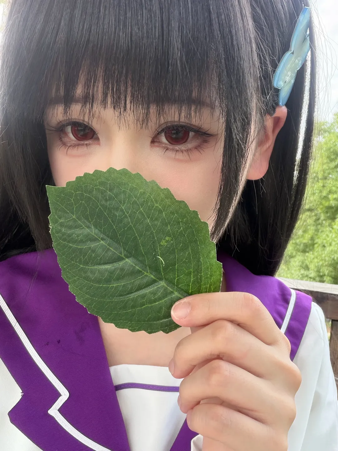Cosplay, 夏日写真, 散华礼弥cos, 僵尸哪有那么萌, 紫阳花 - 第5张