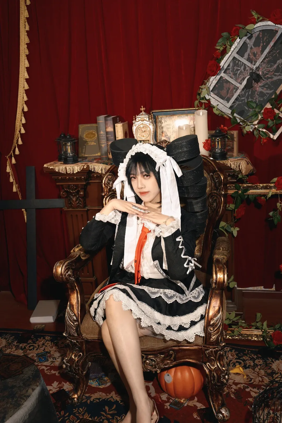 哥特风cosplay, 暗黑系角色扮演, 塞蕾丝缇雅cos, 弹丸论破, 弹丸论破1 - 第6张