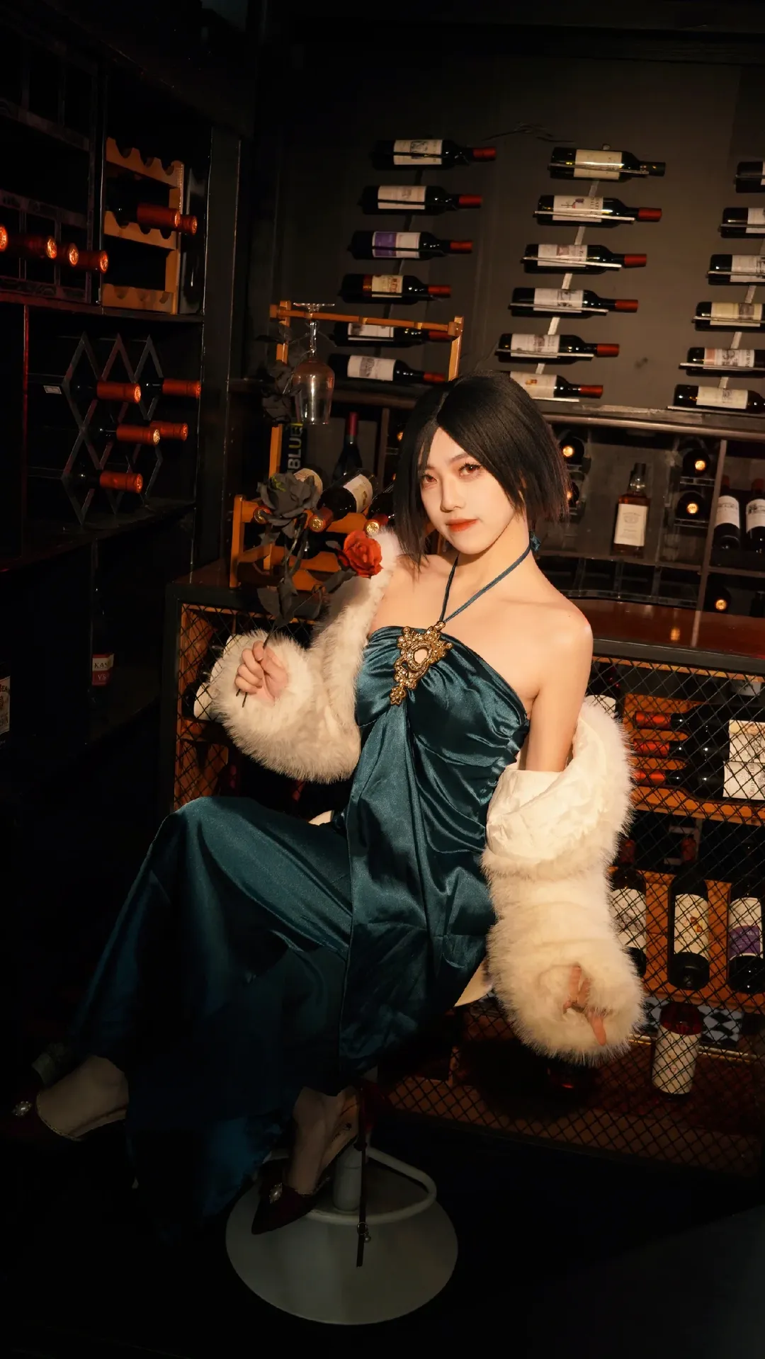 私设cos, 无畏契约, cosplay摄影, 蝰蛇cos, 酒吧cosplay - 第5张