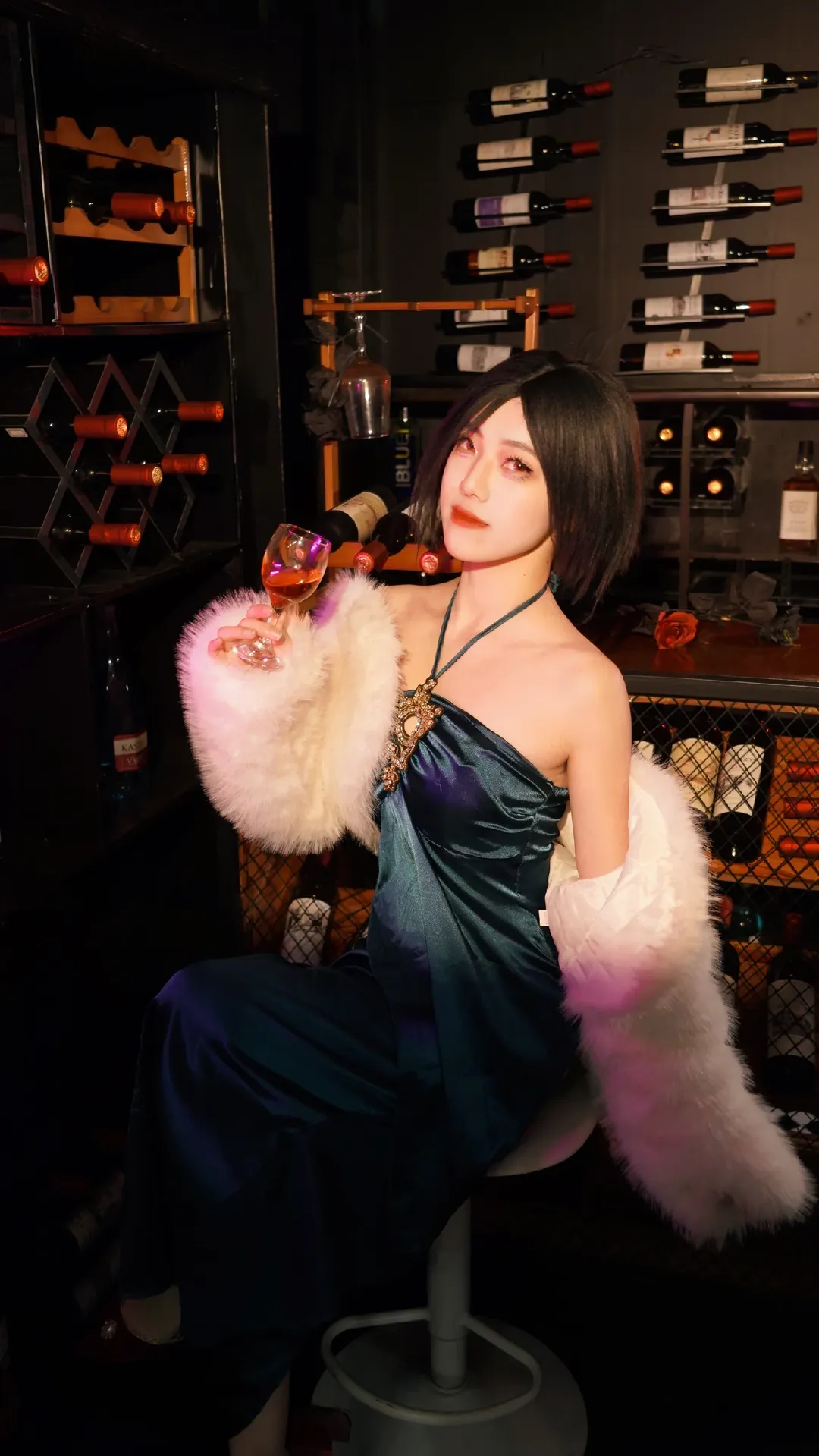 私设cos, 无畏契约, cosplay摄影, 蝰蛇cos, 酒吧cosplay - 第6张